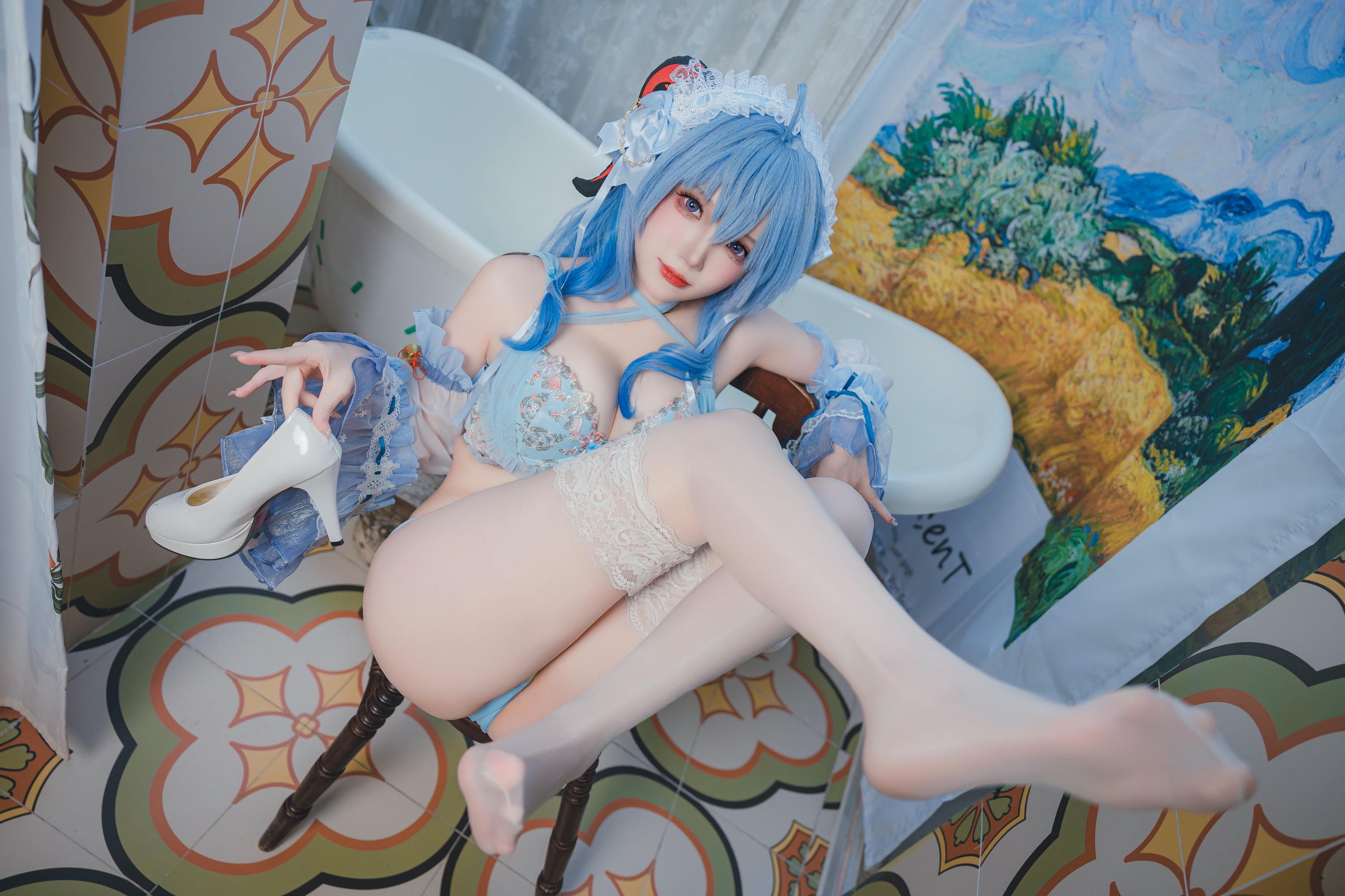 雪晴Astra NO.049 原神 甘雨内衣[45P1V-1.44GB]_第2集