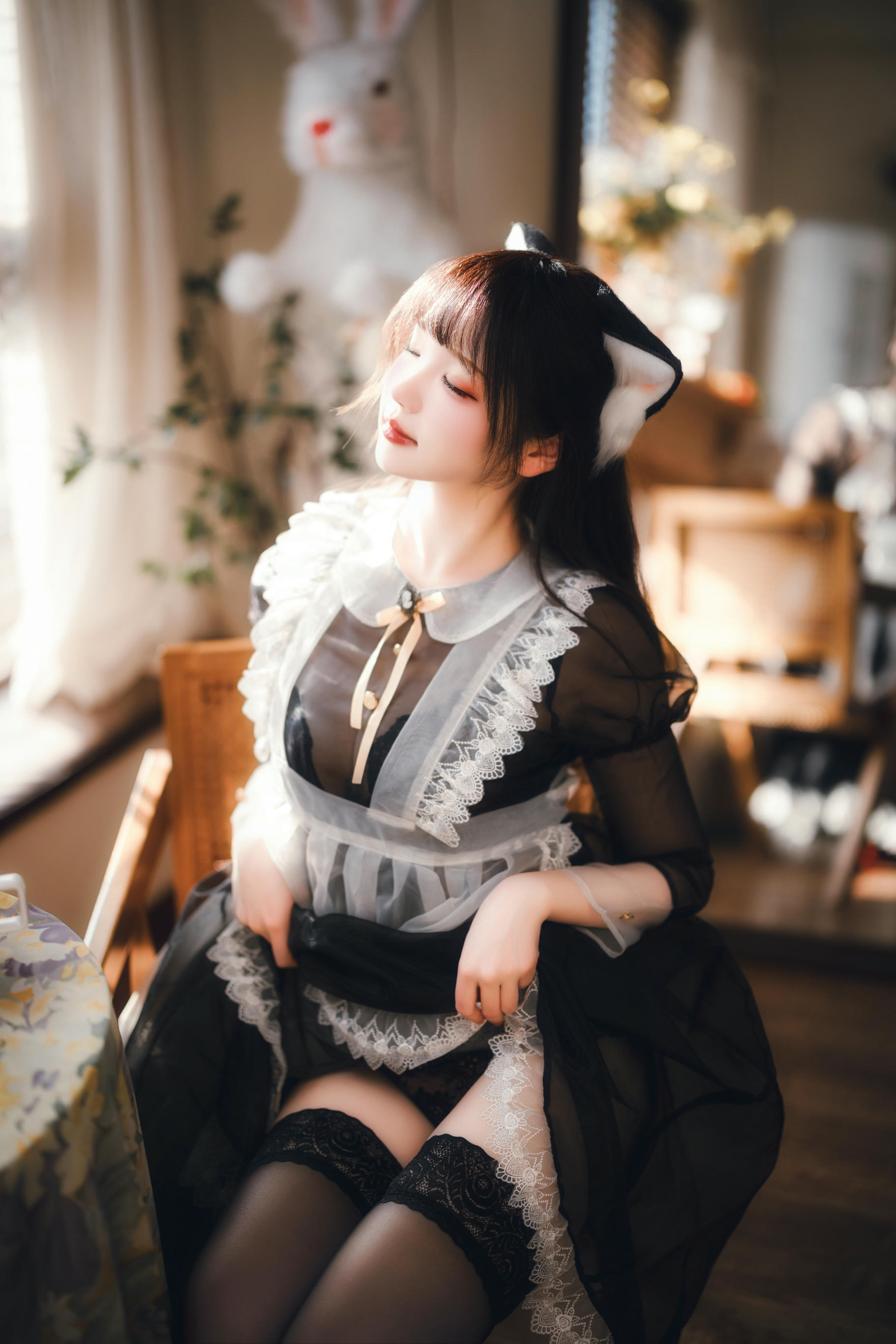 雪晴Astra NO.054 2024春季限定 透明女仆 [71P2V-1.95GB]_第1集