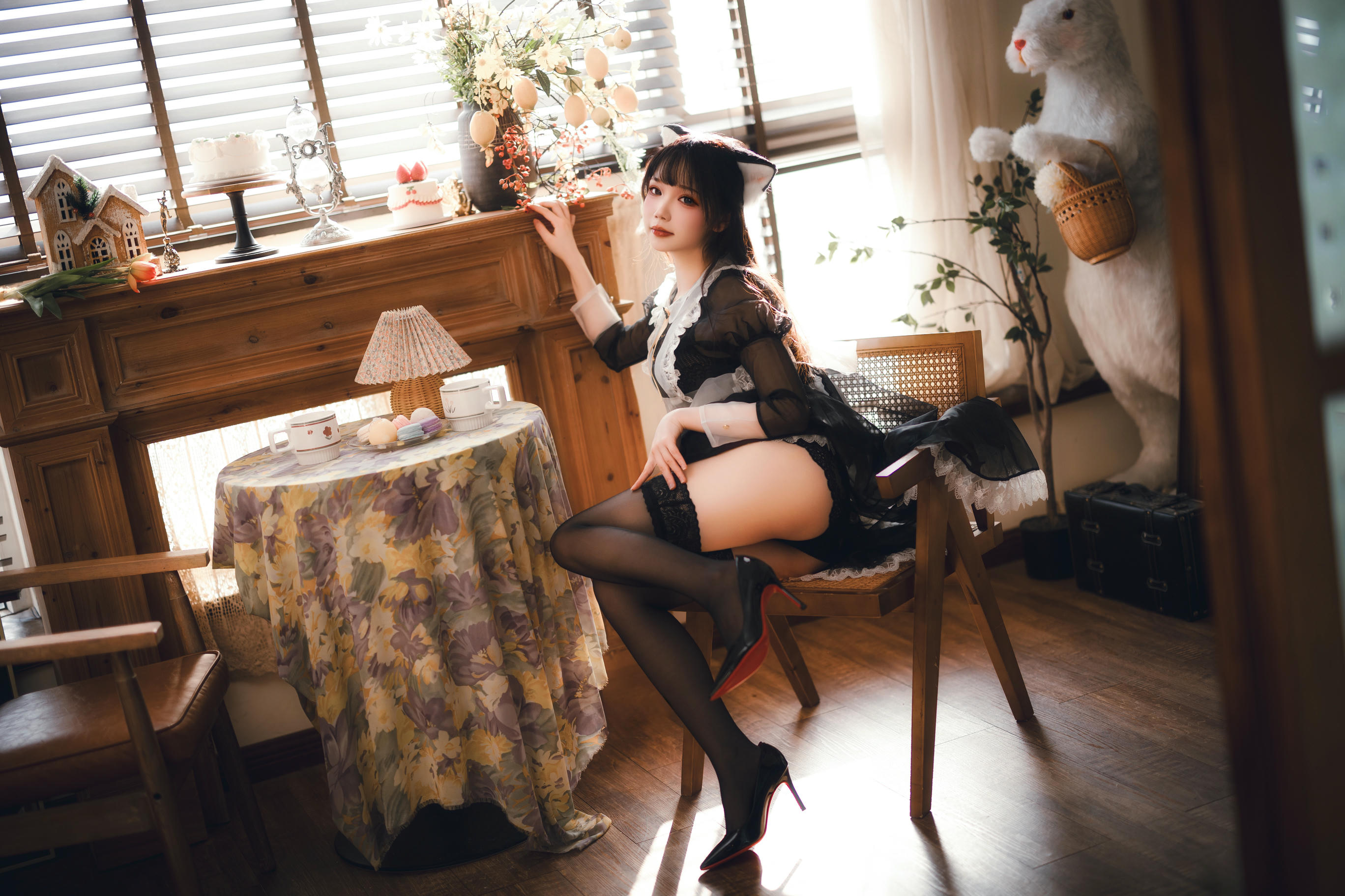 雪晴Astra NO.054 2024春季限定 透明女仆 [71P2V-1.95GB]_第1集
