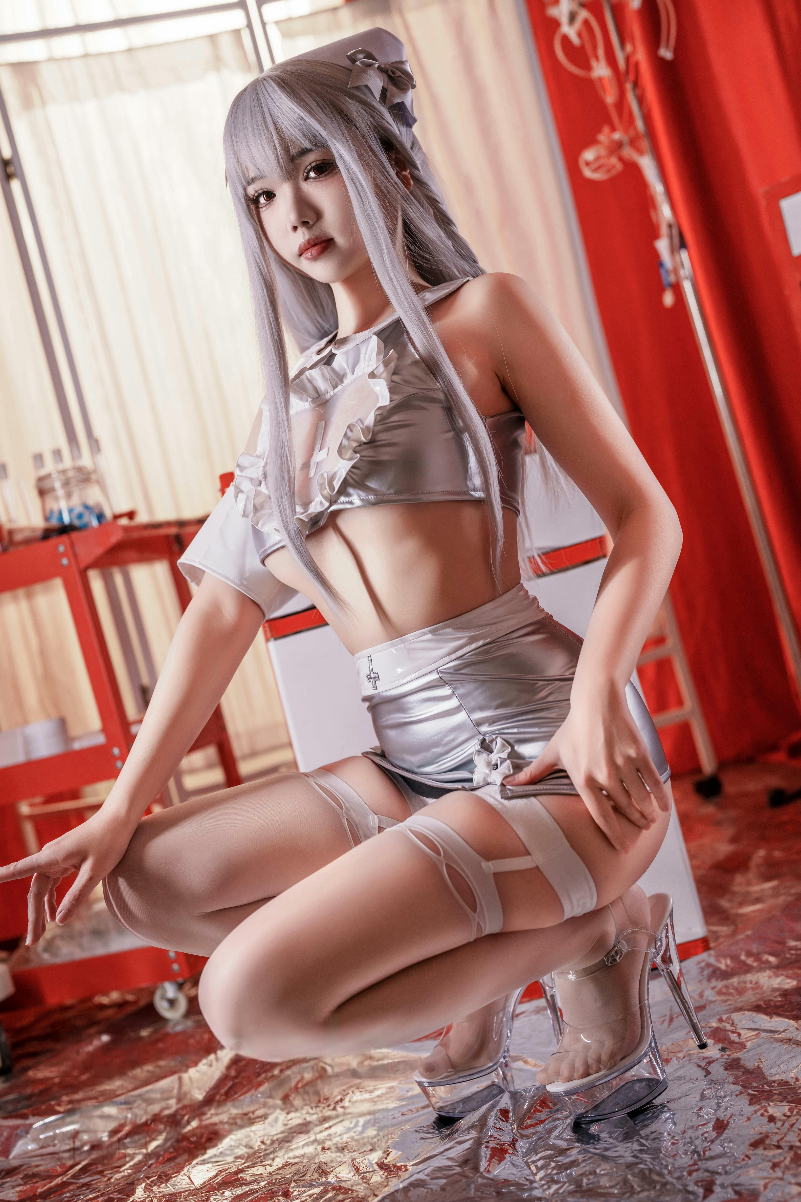 雪晴Astra NO.060 银发魔女护士 实习日记[74P-6V-1.72G]_第2集