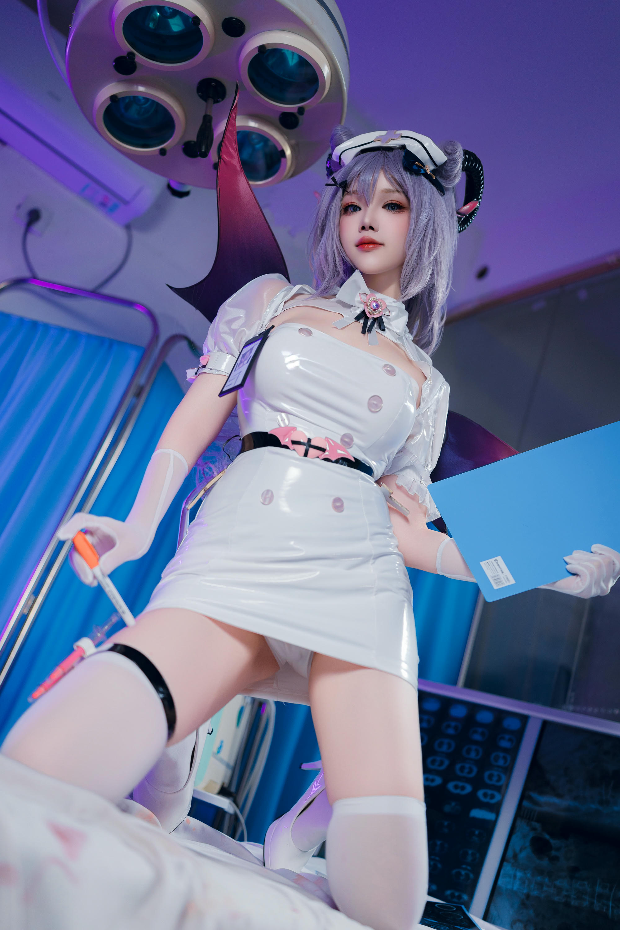 雪晴Astra NO.069 2024万圣节 护士刻晴 [61P4V 1.9GB]_第3集