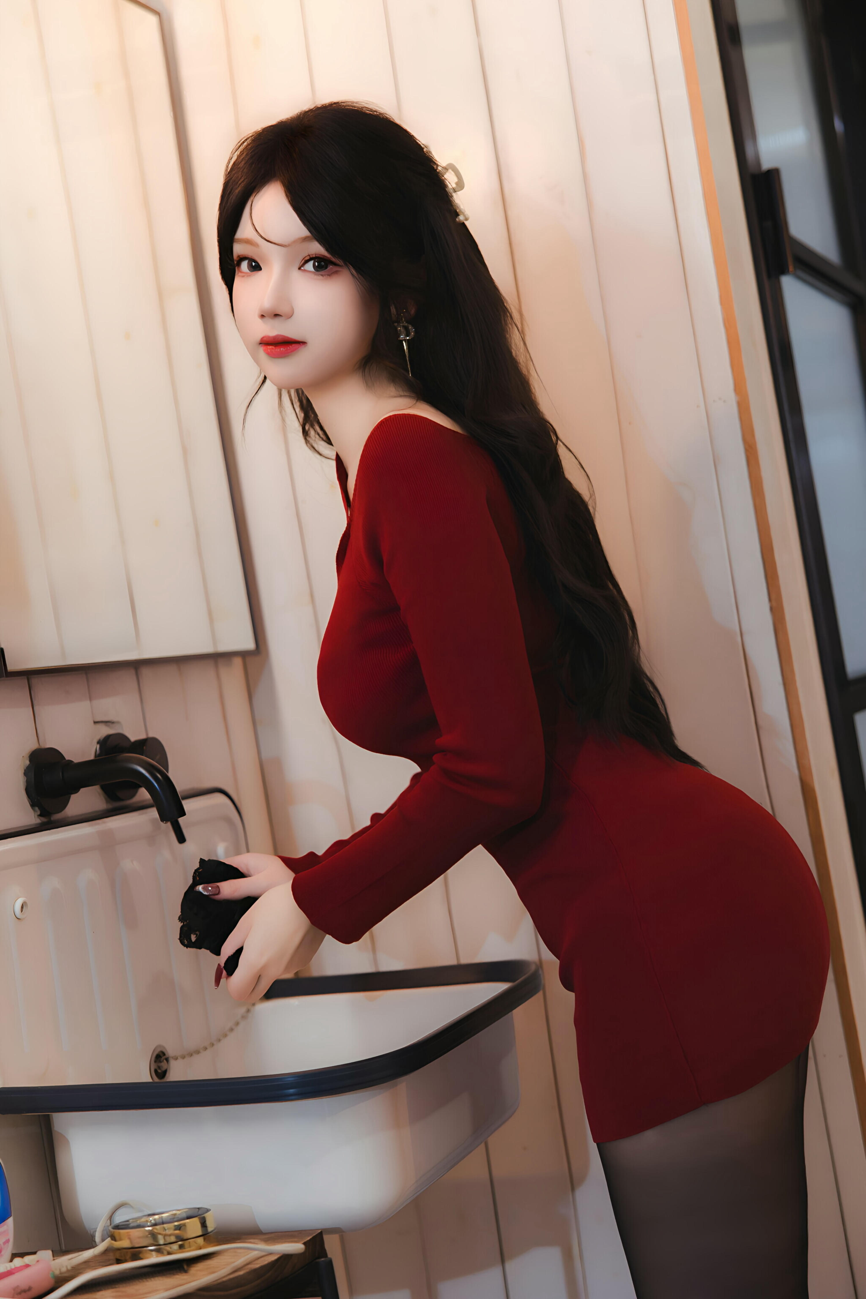 雪晴Astra NO.073 红裙黑丝小娇妻 [65P2V 1.68G]_第1集