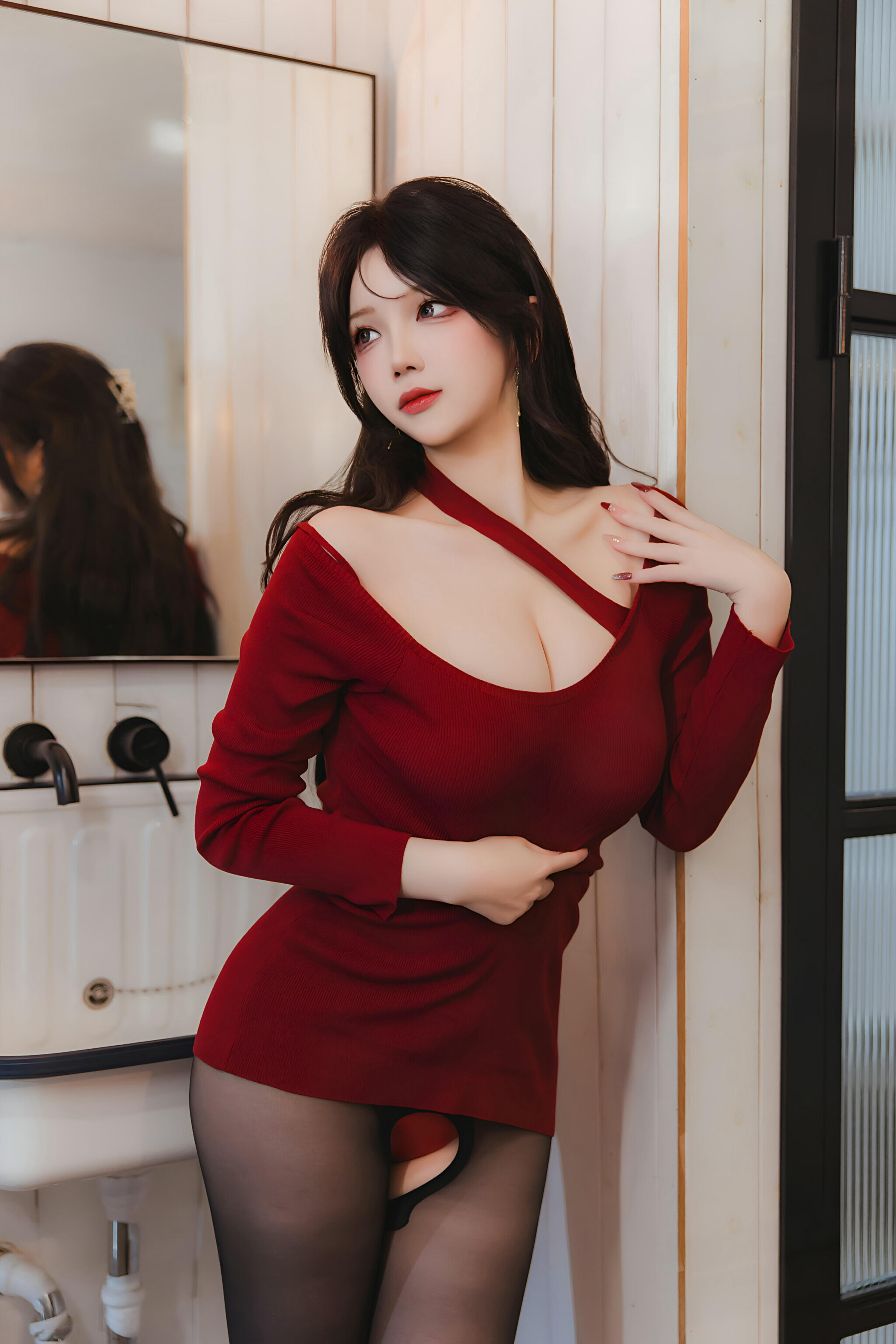 雪晴Astra NO.073 红裙黑丝小娇妻 [65P2V 1.68G]_第1集