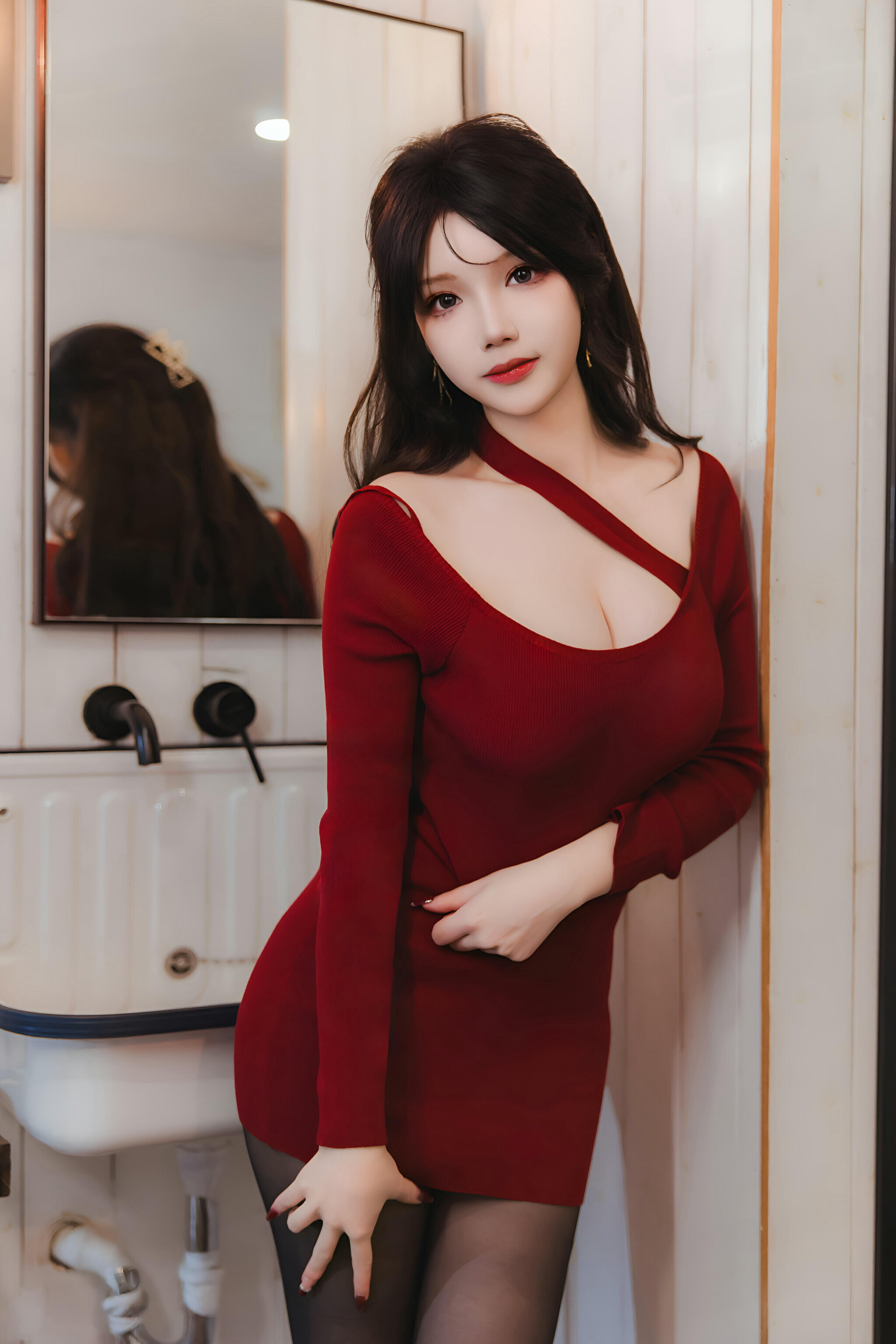 雪晴Astra NO.073 红裙黑丝小娇妻 [65P2V 1.68G]_第1集