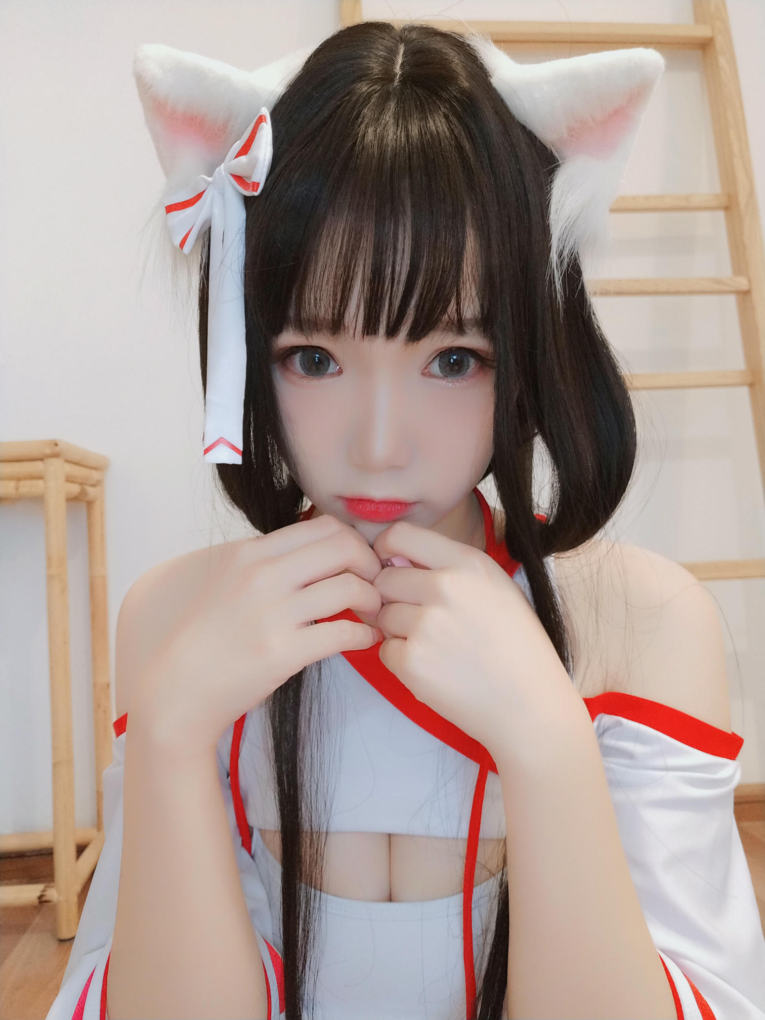 雪晴Astra 自撮りVol.04 神社の猫 (動画入り) [96P9V-664MB]_第2集