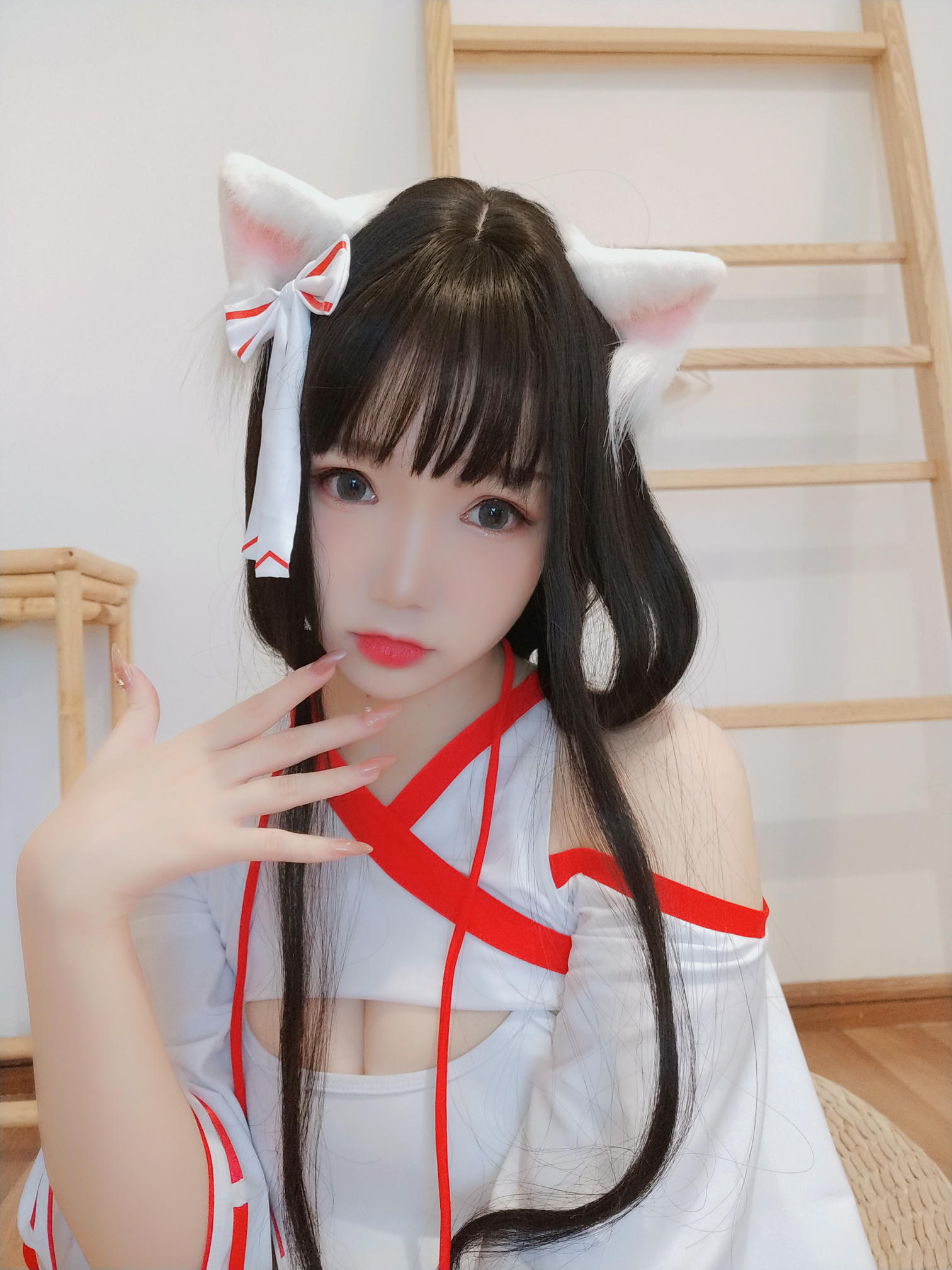 雪晴Astra 自撮りVol.04 神社の猫 (動画入り) [96P9V-664MB]_第2集