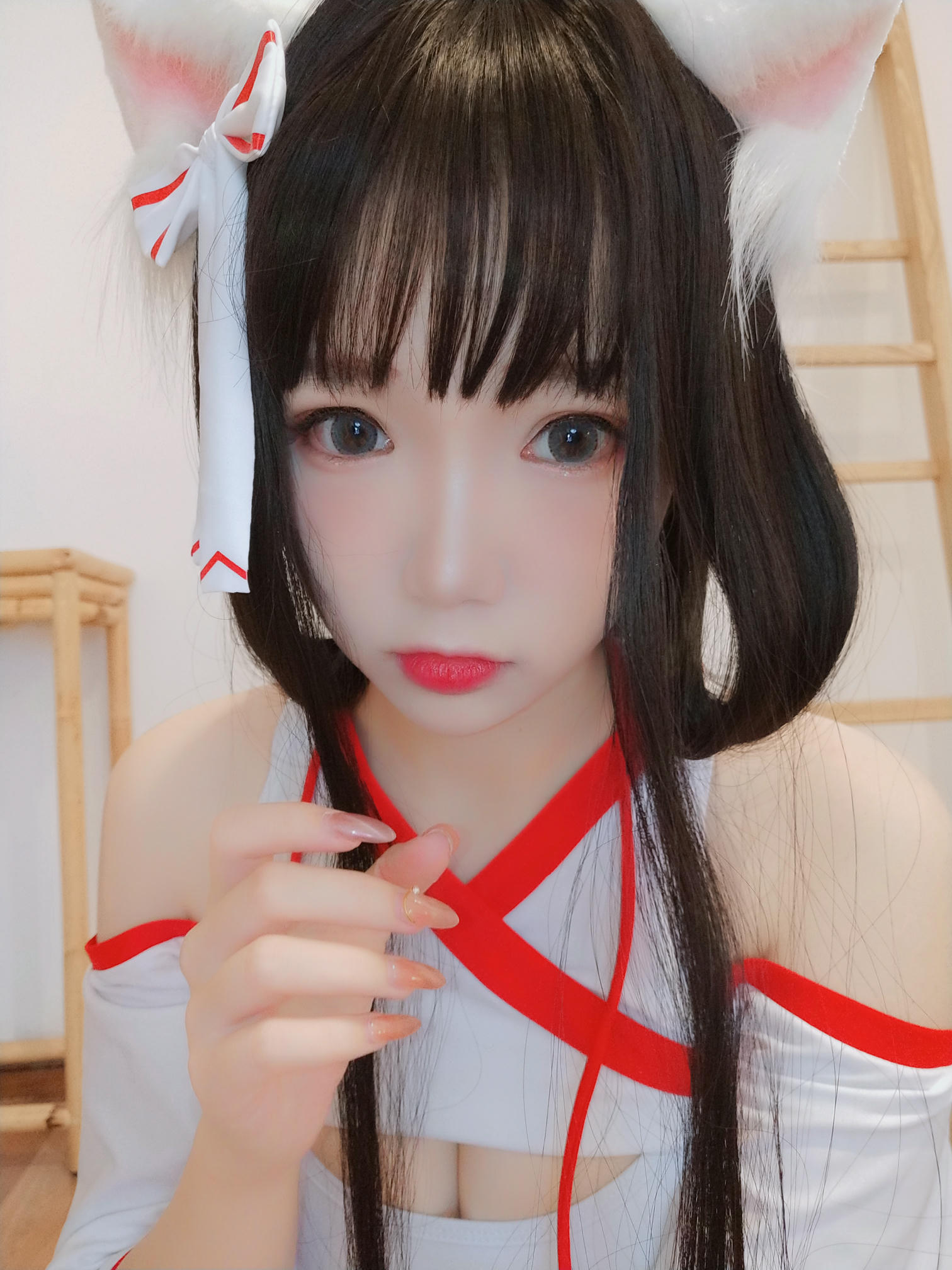 雪晴Astra 自撮りVol.04 神社の猫 (動画入り) [96P9V-664MB]_第2集