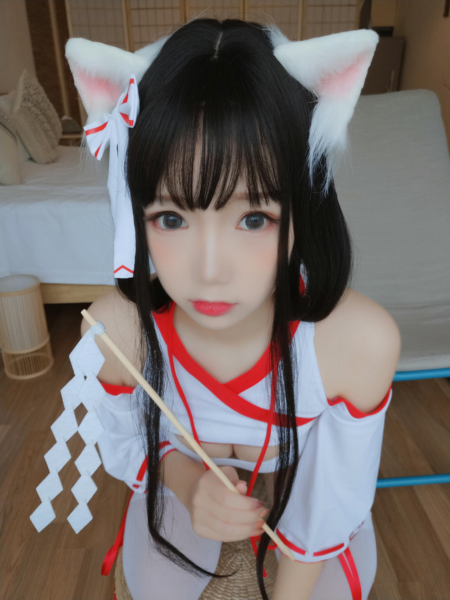 雪晴Astra 自撮りVol.04 神社の猫 (動画入り) [96P9V-664MB]_第3集