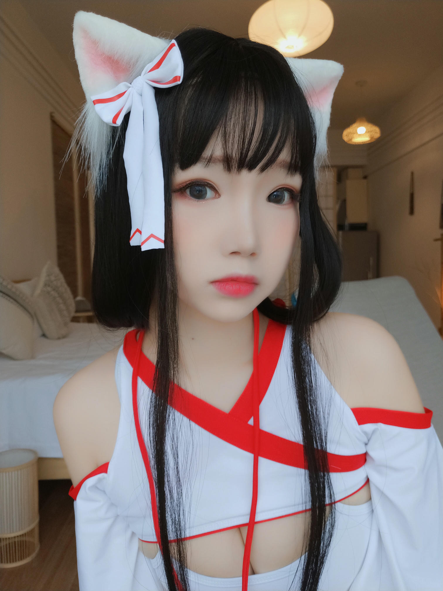 雪晴Astra 自撮りVol.04 神社の猫 (動画入り) [96P9V-664MB]_第4集