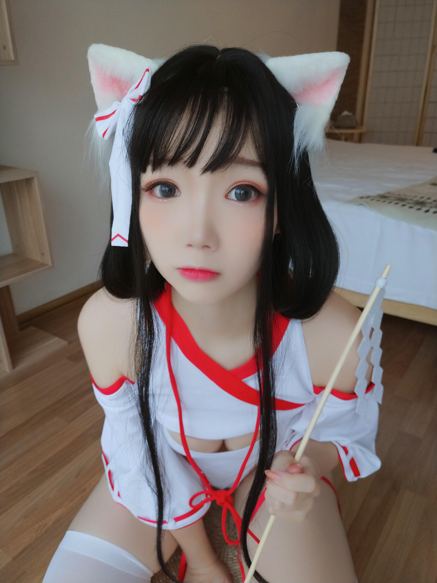 雪晴Astra 自撮りVol.04 神社の猫 (動画入り) [96P9V-664MB]_第4集