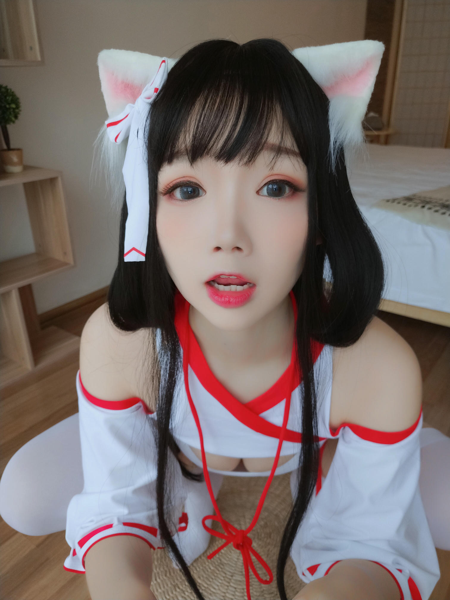 雪晴Astra 自撮りVol.04 神社の猫 (動画入り) [96P9V-664MB]_第4集