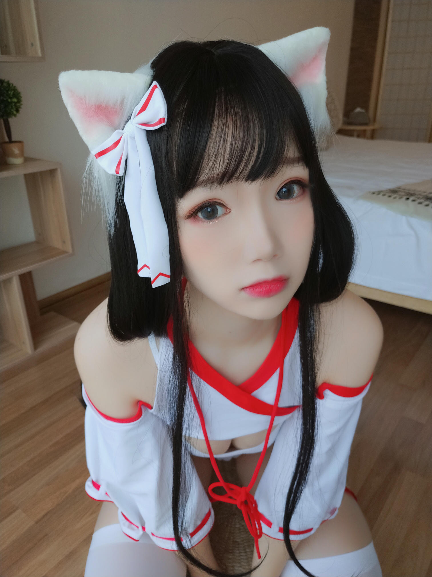 雪晴Astra 自撮りVol.04 神社の猫 (動画入り) [96P9V-664MB]_第4集