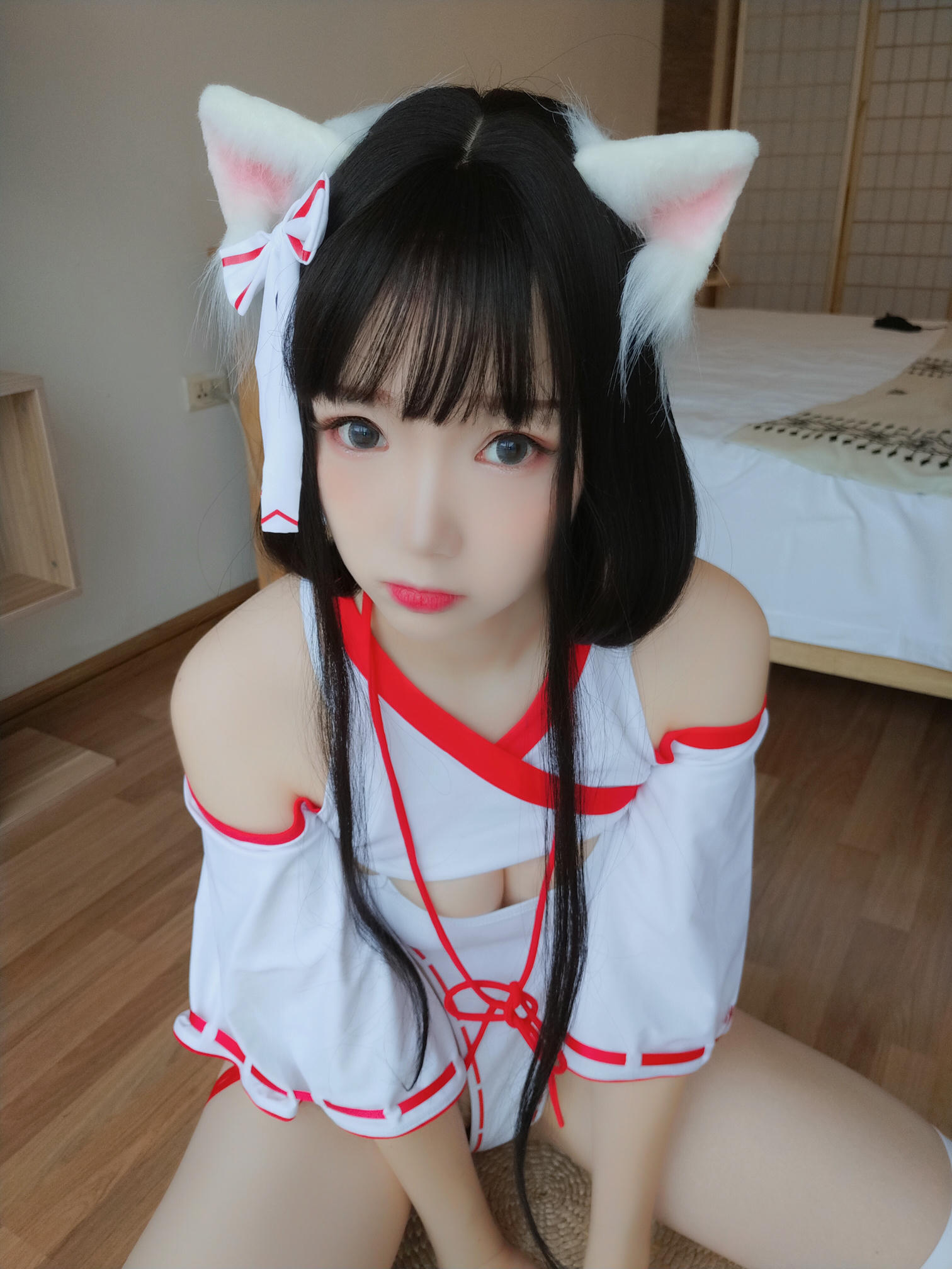 雪晴Astra 自撮りVol.04 神社の猫 (動画入り) [96P9V-664MB]_第4集