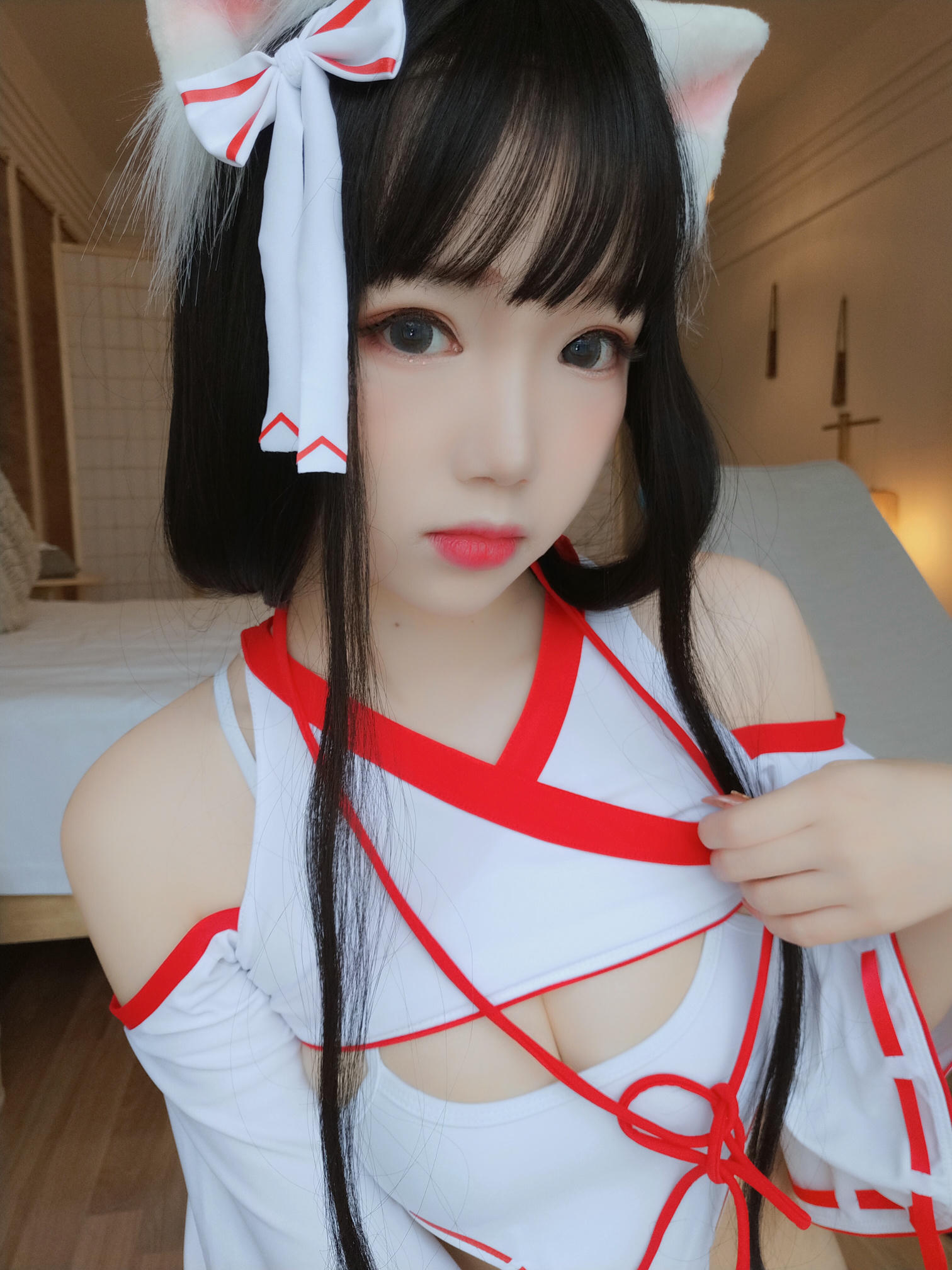 雪晴Astra 自撮りVol.04 神社の猫 (動画入り) [96P9V-664MB]_第4集