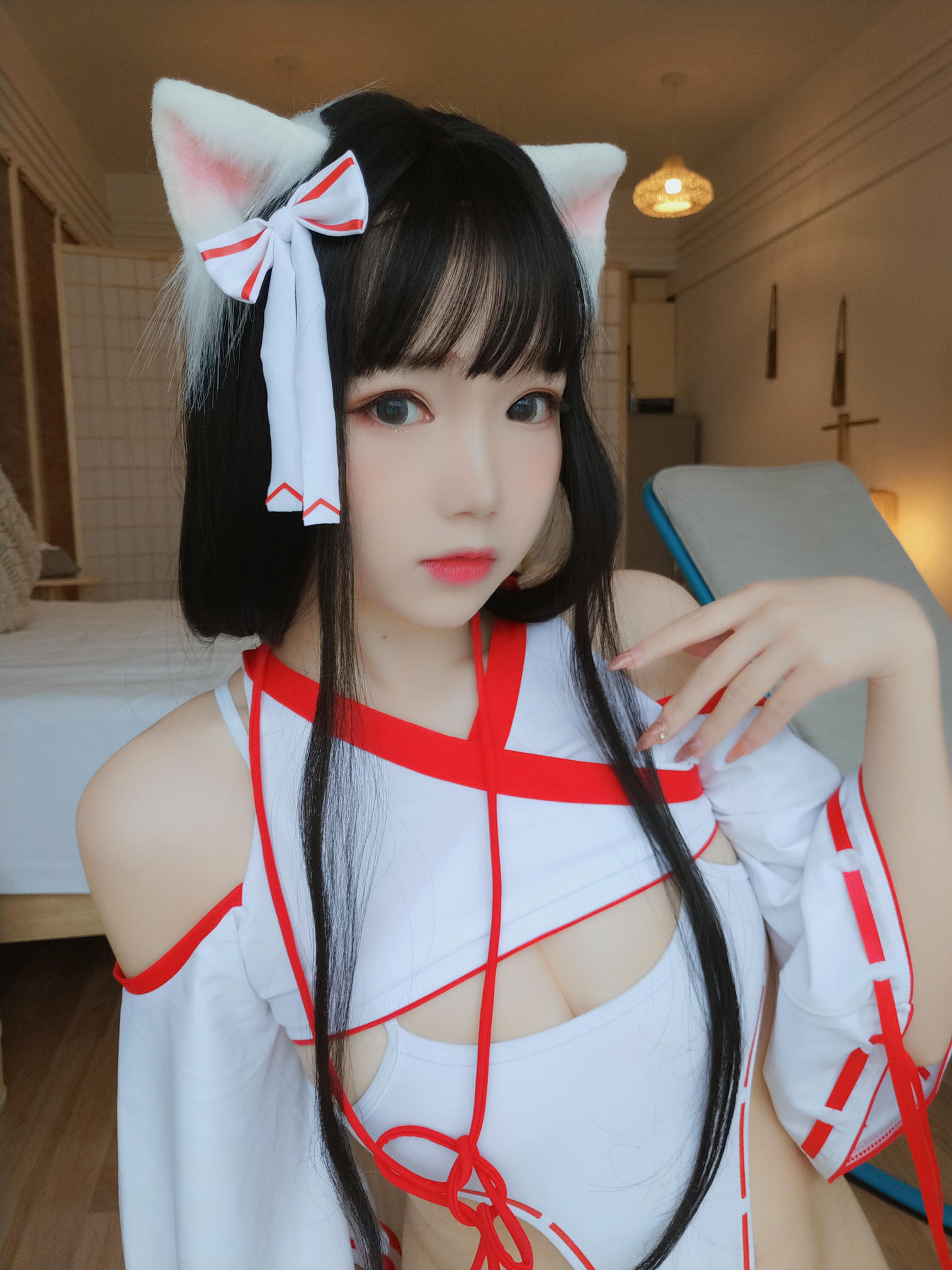 雪晴Astra 自撮りVol.04 神社の猫 (動画入り) [96P9V-664MB]_第4集