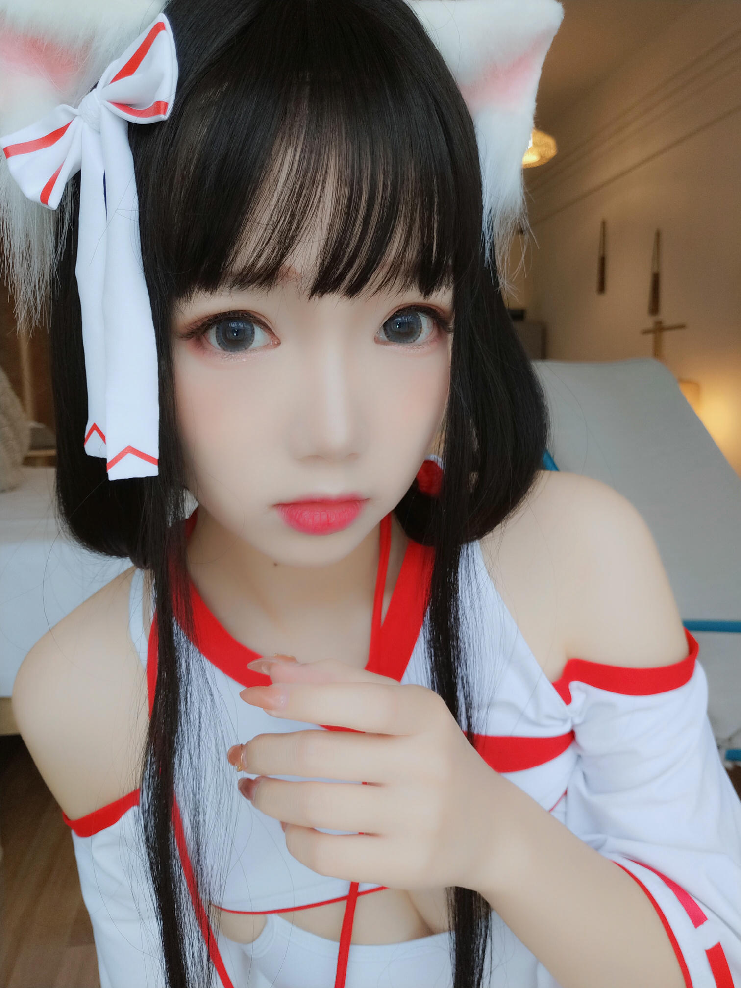 雪晴Astra 自撮りVol.04 神社の猫 (動画入り) [96P9V-664MB]_第4集