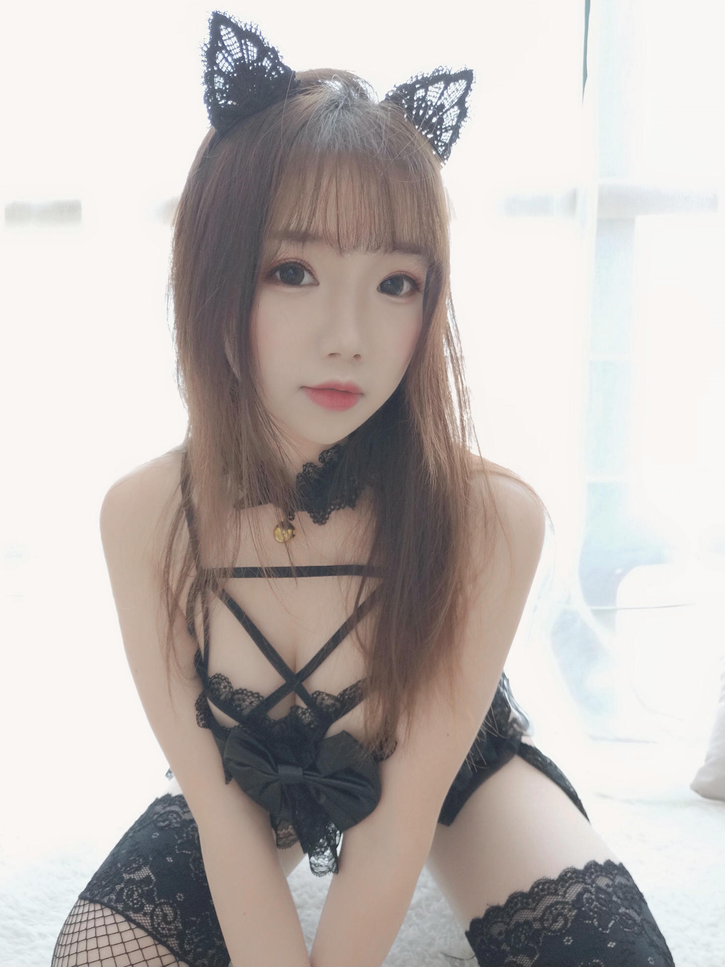 雪晴Astra 自撮りVol.05 黑猫猫 (動画入り) [64P5V-495MB]_第1集