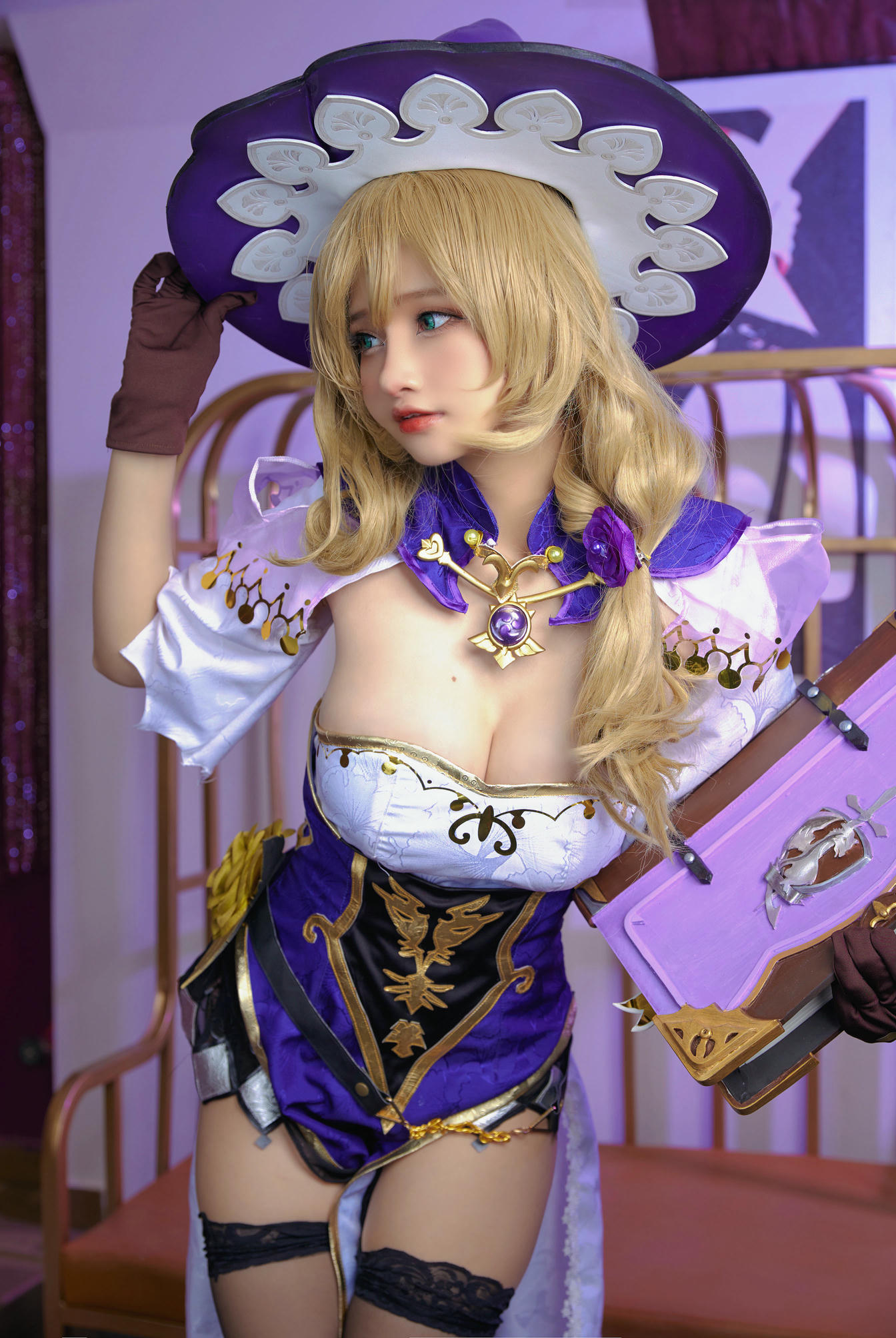 Azami NO.035 原神丽莎 [19P-24MB]_第1集