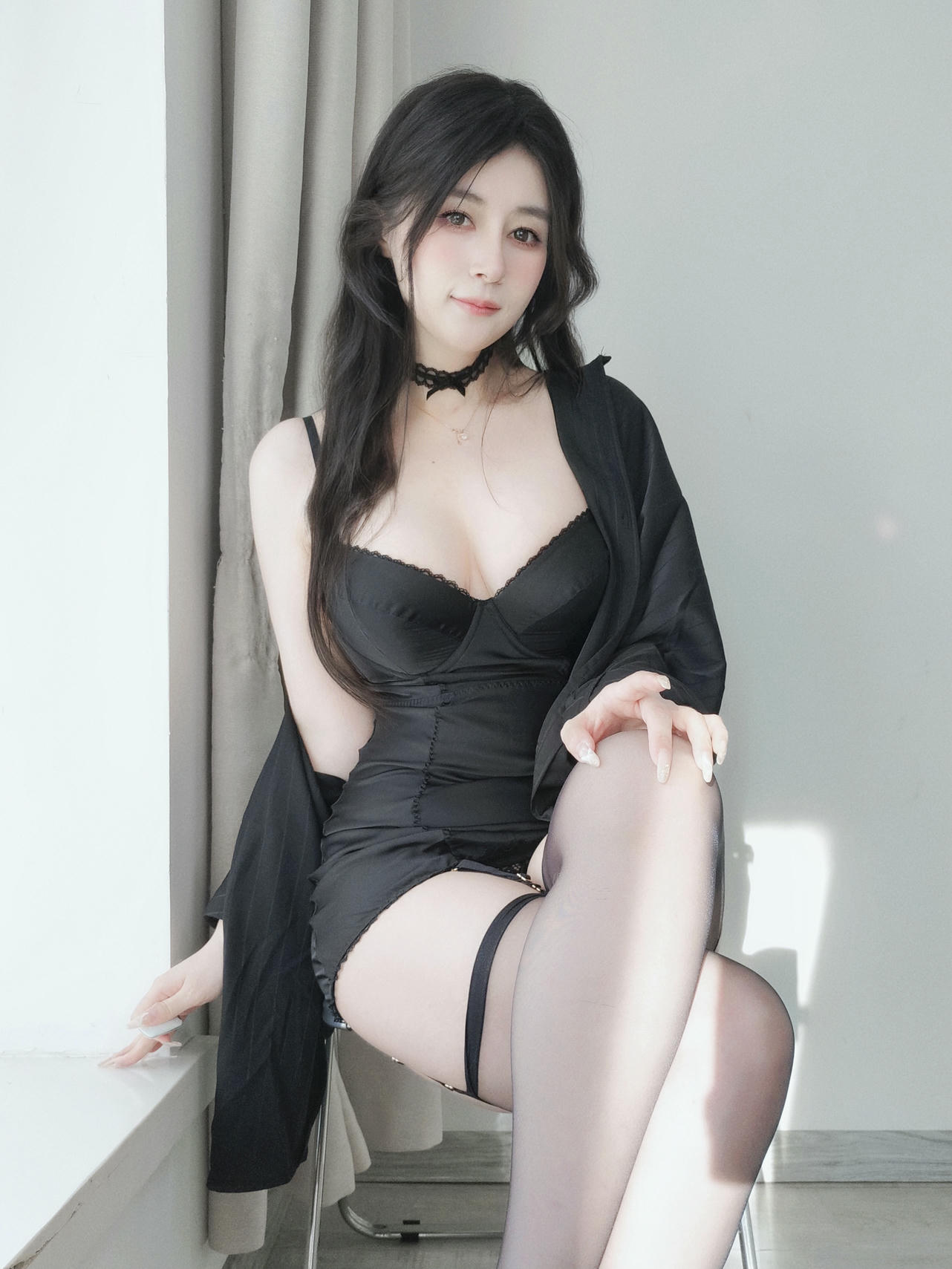 白银81 NO.146 Fantia 2023年10月 [349P8V-2.94GB]-2023-10-16 黒いパジャマ5 [19P-140.09MB]_第1集