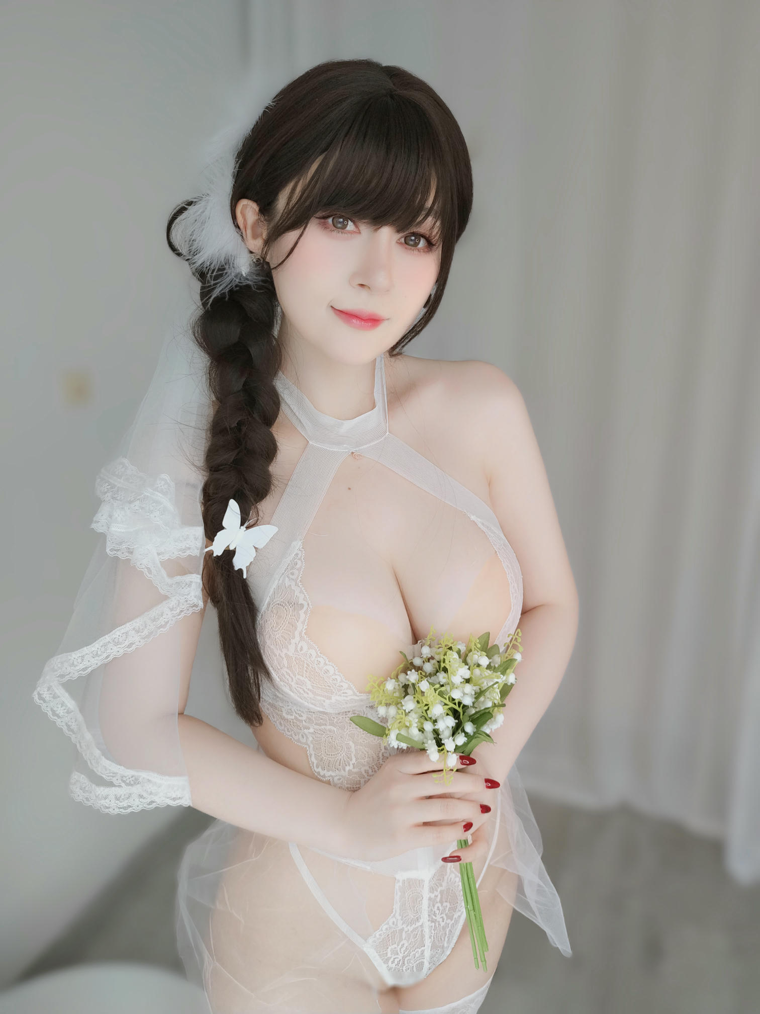 白银81 NO.151 Fantia 2023年12月订阅 (23套)[277P-5V-2.12G]-2023-12-21 花嫁5 [15P]_第1集