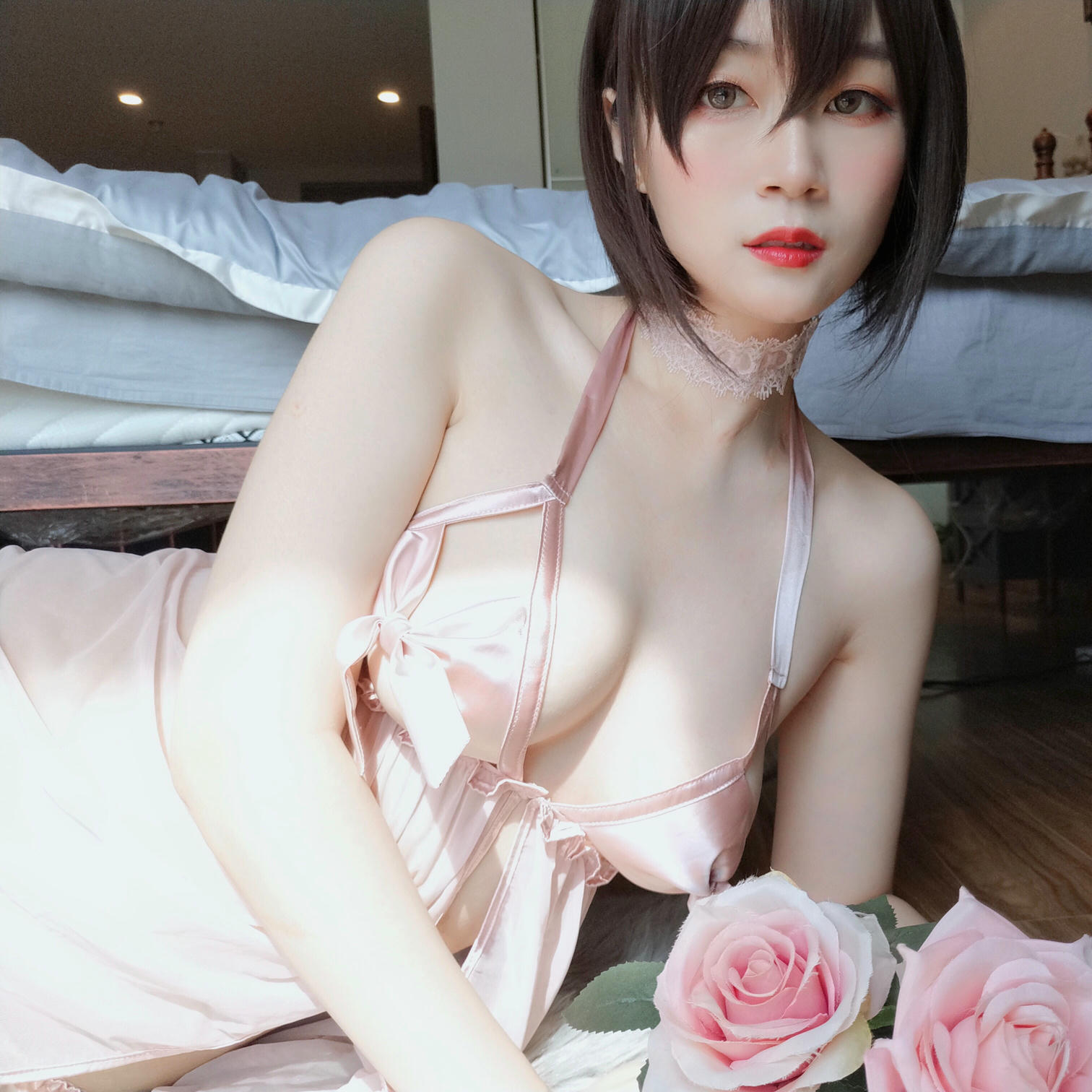白银81 NO.007 粉色蝴蝶睡衣 [41P2V-344MB]_第2集