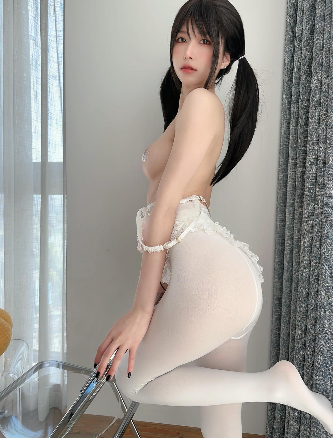 布丁大法 NO.099 连体白丝 [28P2V 174MB]_第1集