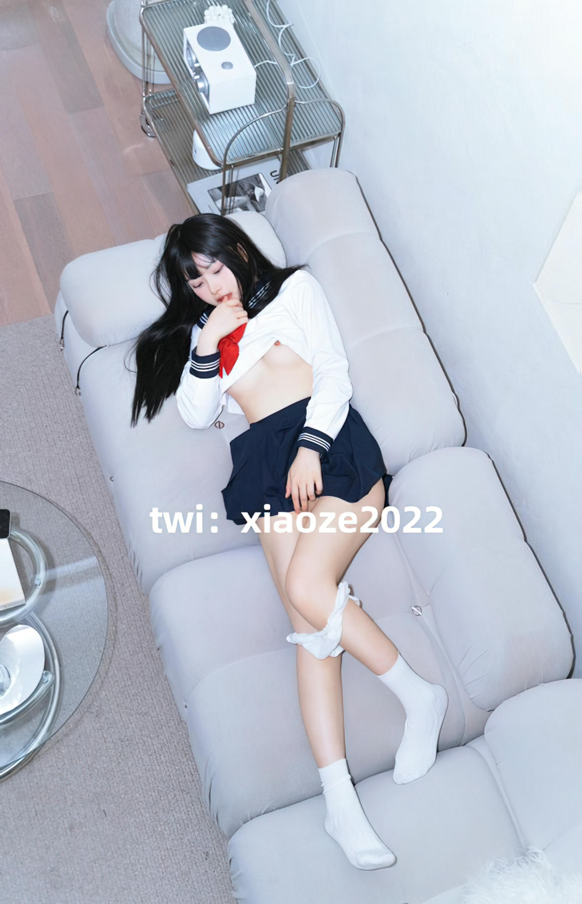白莉爱吃巧克力 NO.000 马甲xiaoze2022 [195P1V 3.40GB]-NO.15 私房JK [13p]-正片 [6P]_第1集