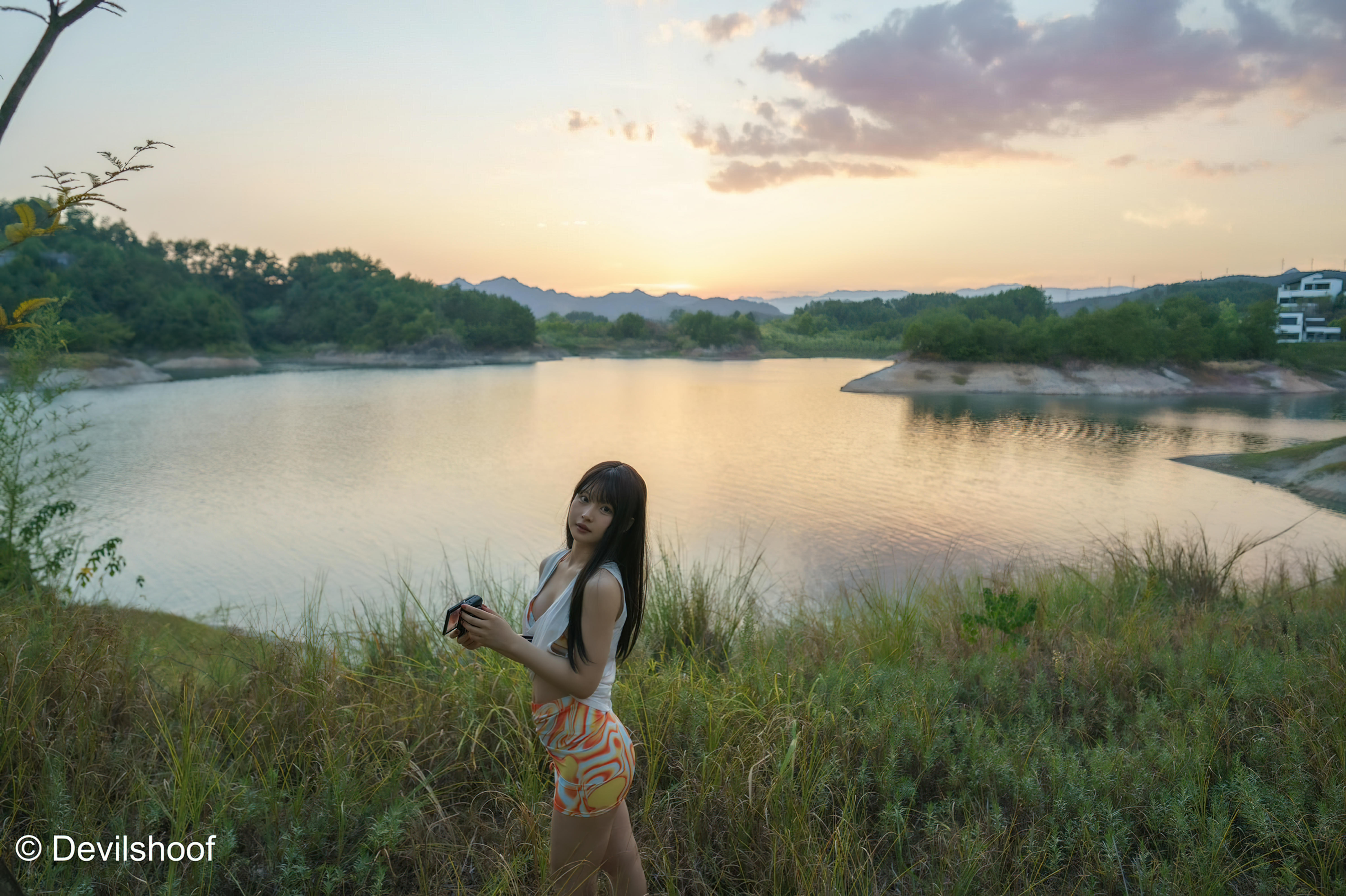 白莉爱吃巧克力 NO.000 马甲xiaoze2022 [195P1V 3.40GB]-NO.23 千岛湖 [16p]_第1集