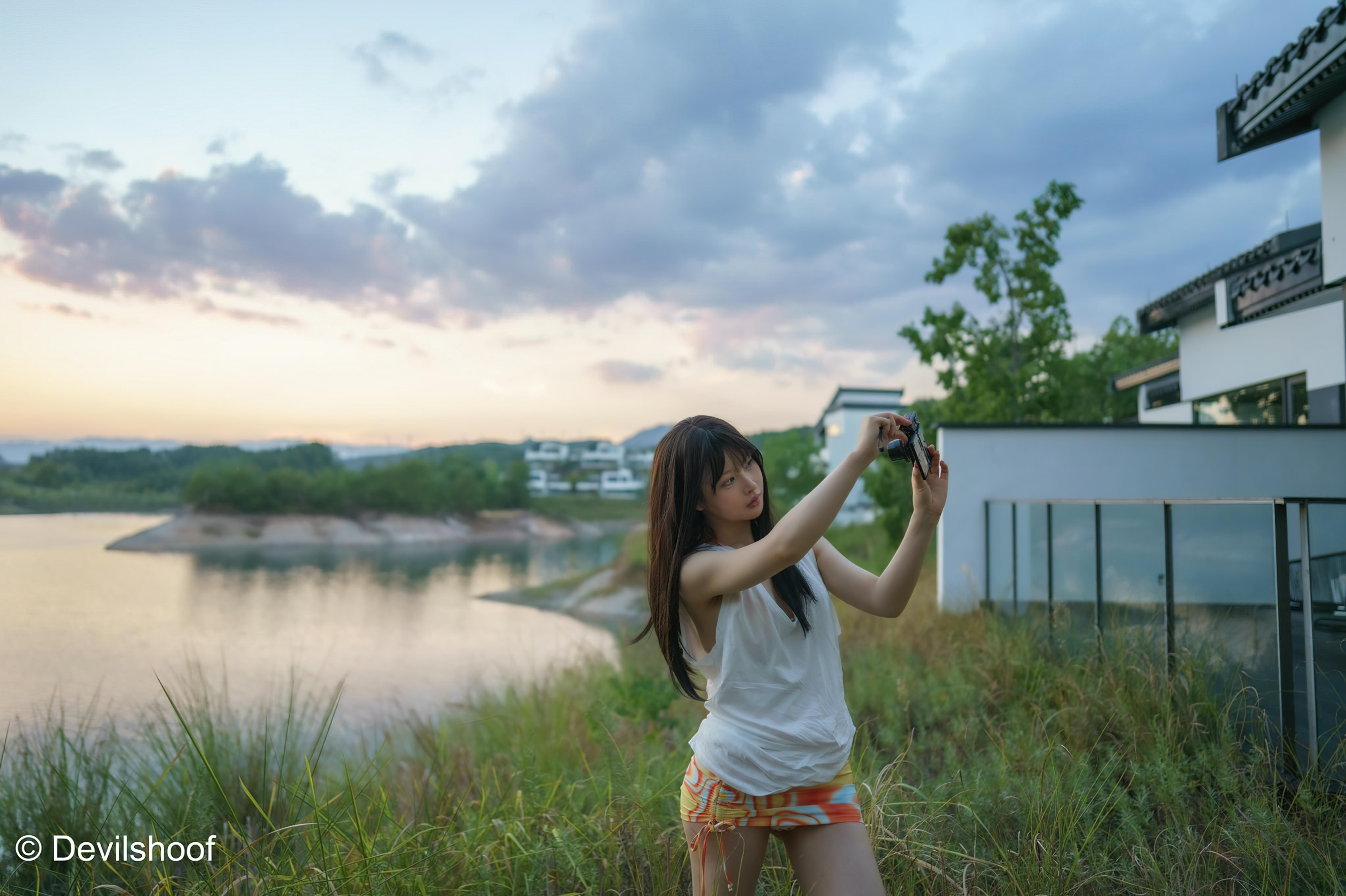 白莉爱吃巧克力 NO.000 马甲xiaoze2022 [195P1V 3.40GB]-NO.23 千岛湖 [16p]_第1集