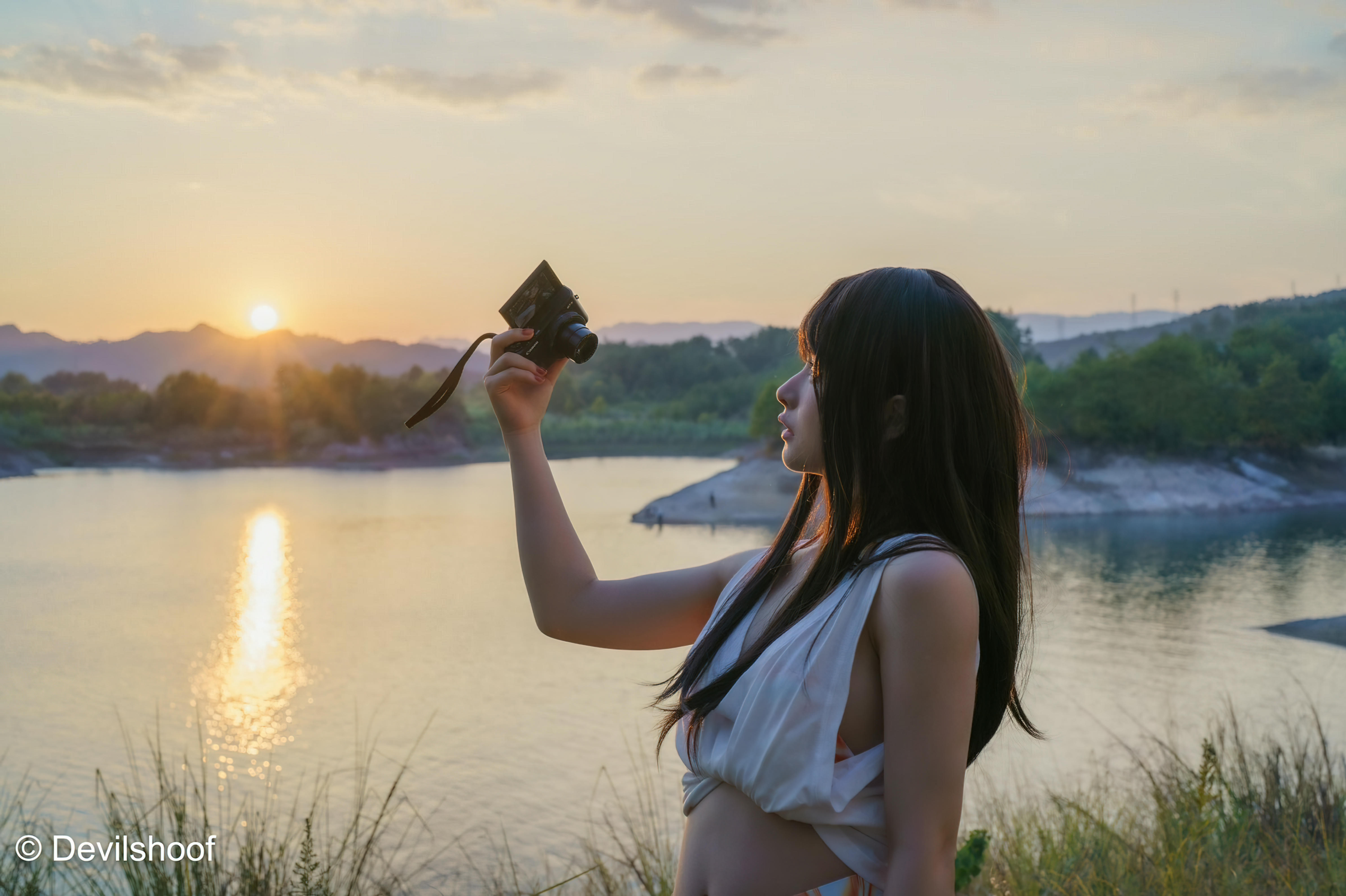 白莉爱吃巧克力 NO.000 马甲xiaoze2022 [195P1V 3.40GB]-NO.23 千岛湖 [16p]_第1集