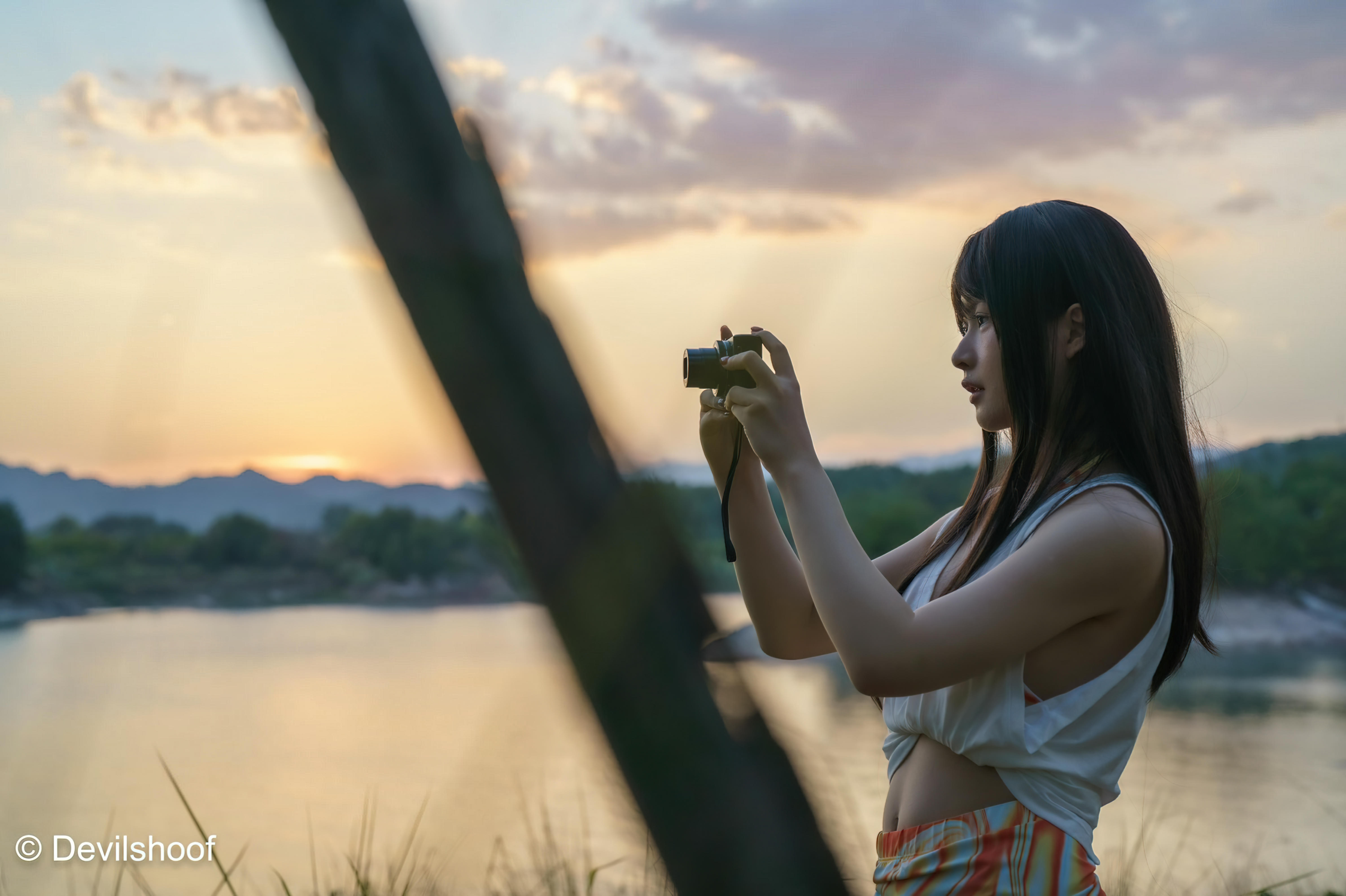 白莉爱吃巧克力 NO.000 马甲xiaoze2022 [195P1V 3.40GB]-NO.23 千岛湖 [16p]_第1集