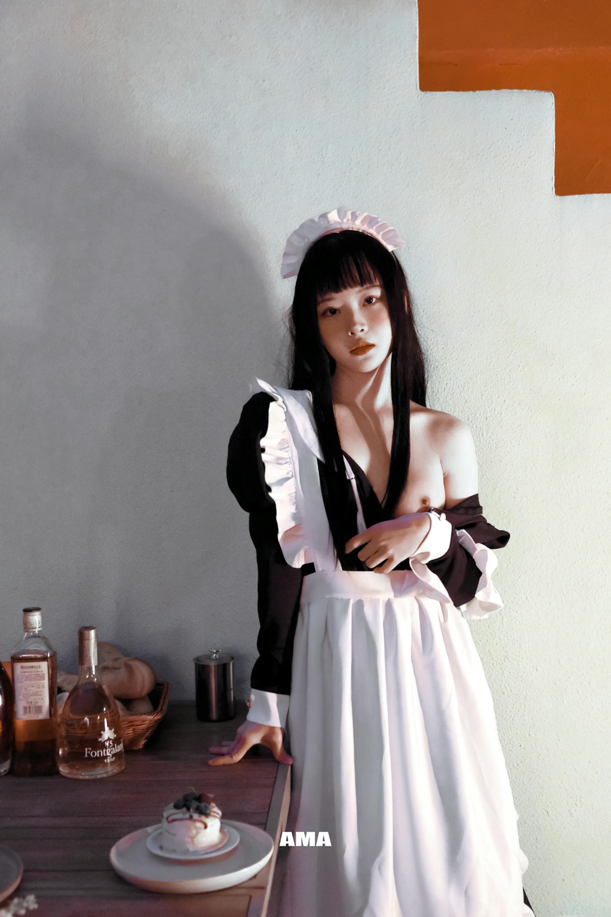 白莉爱吃巧克力 NO.000 马甲xiaoze2022 [195P1V 3.40GB]-NO.03 私房女仆 [25p]_第1集