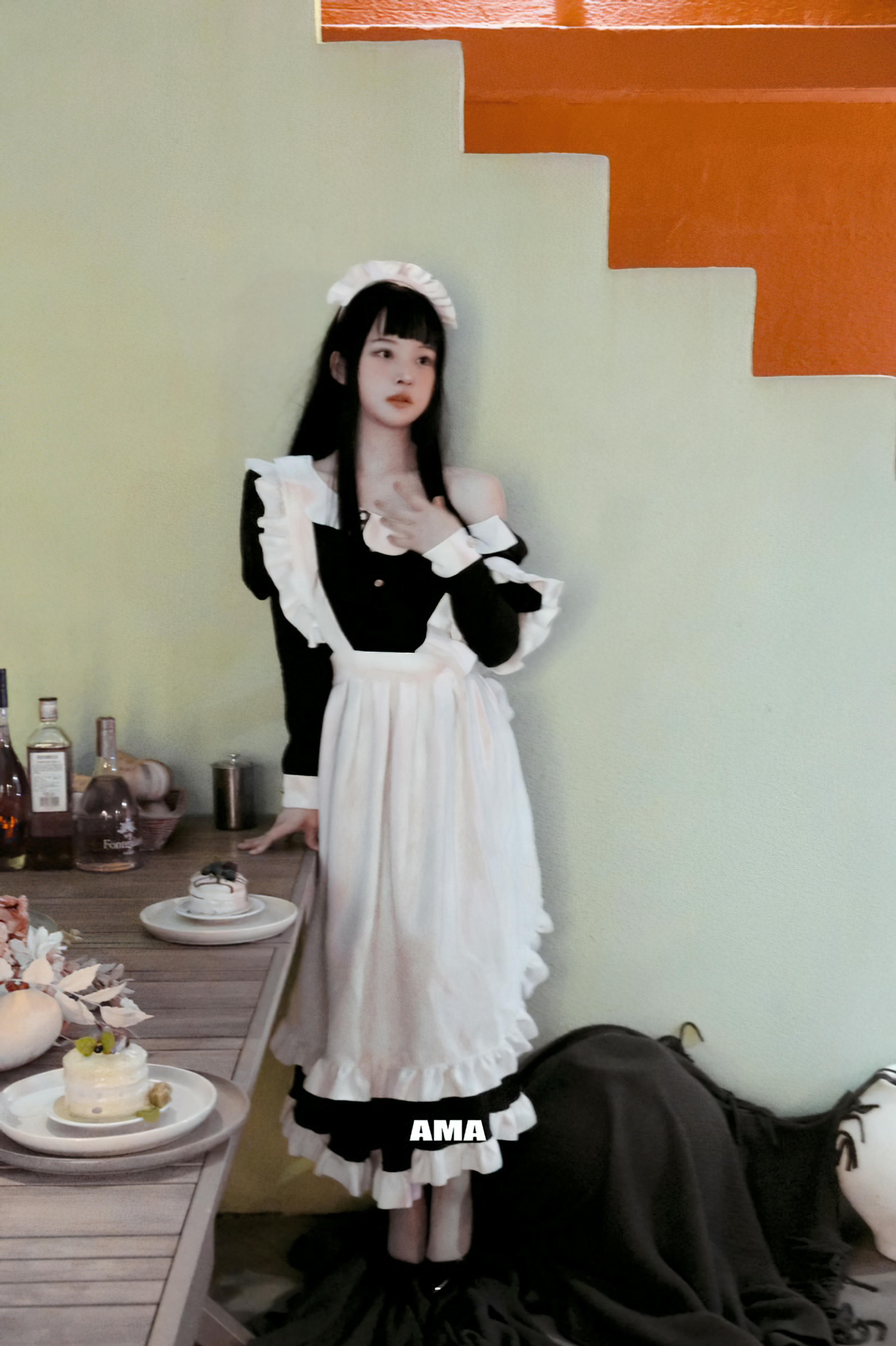 白莉爱吃巧克力 NO.000 马甲xiaoze2022 [195P1V 3.40GB]-NO.03 私房女仆 [25p]_第2集