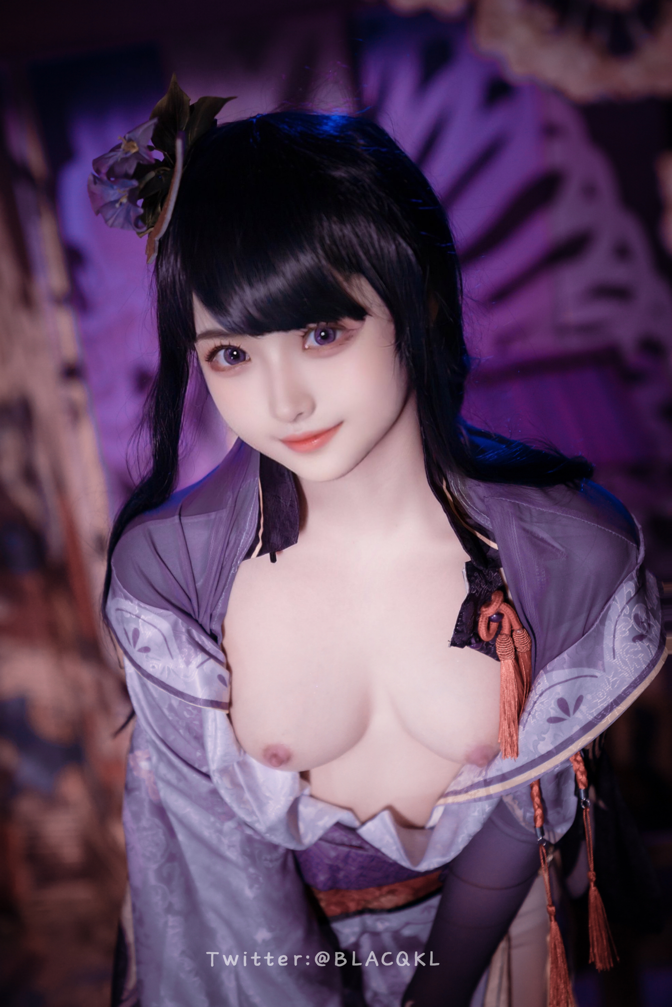 白莉爱吃巧克力 NO.010 雷电将军 [57P 795MB]_第1集