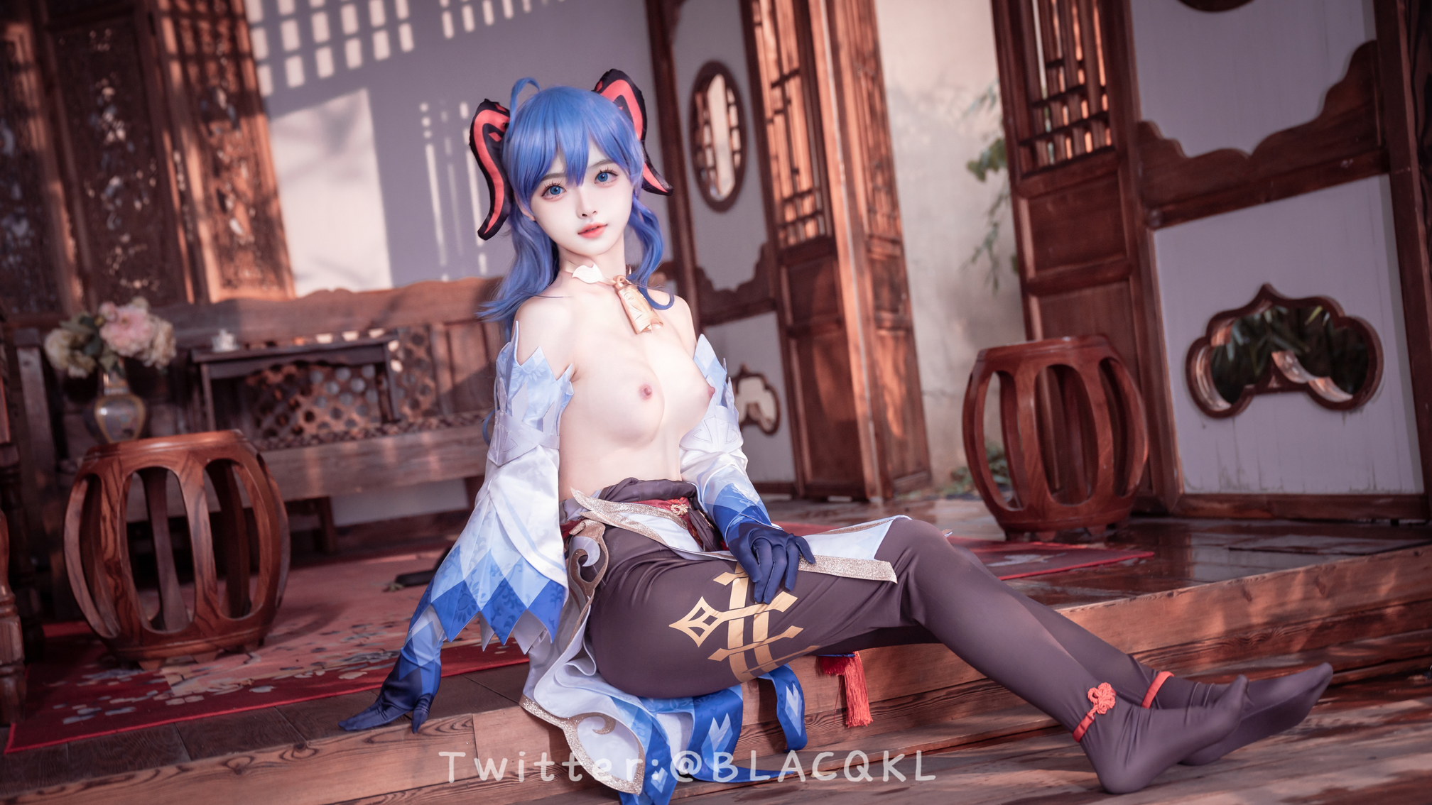 白莉爱吃巧克力 NO.013 甘雨 [90P 1.13GB]_第3集