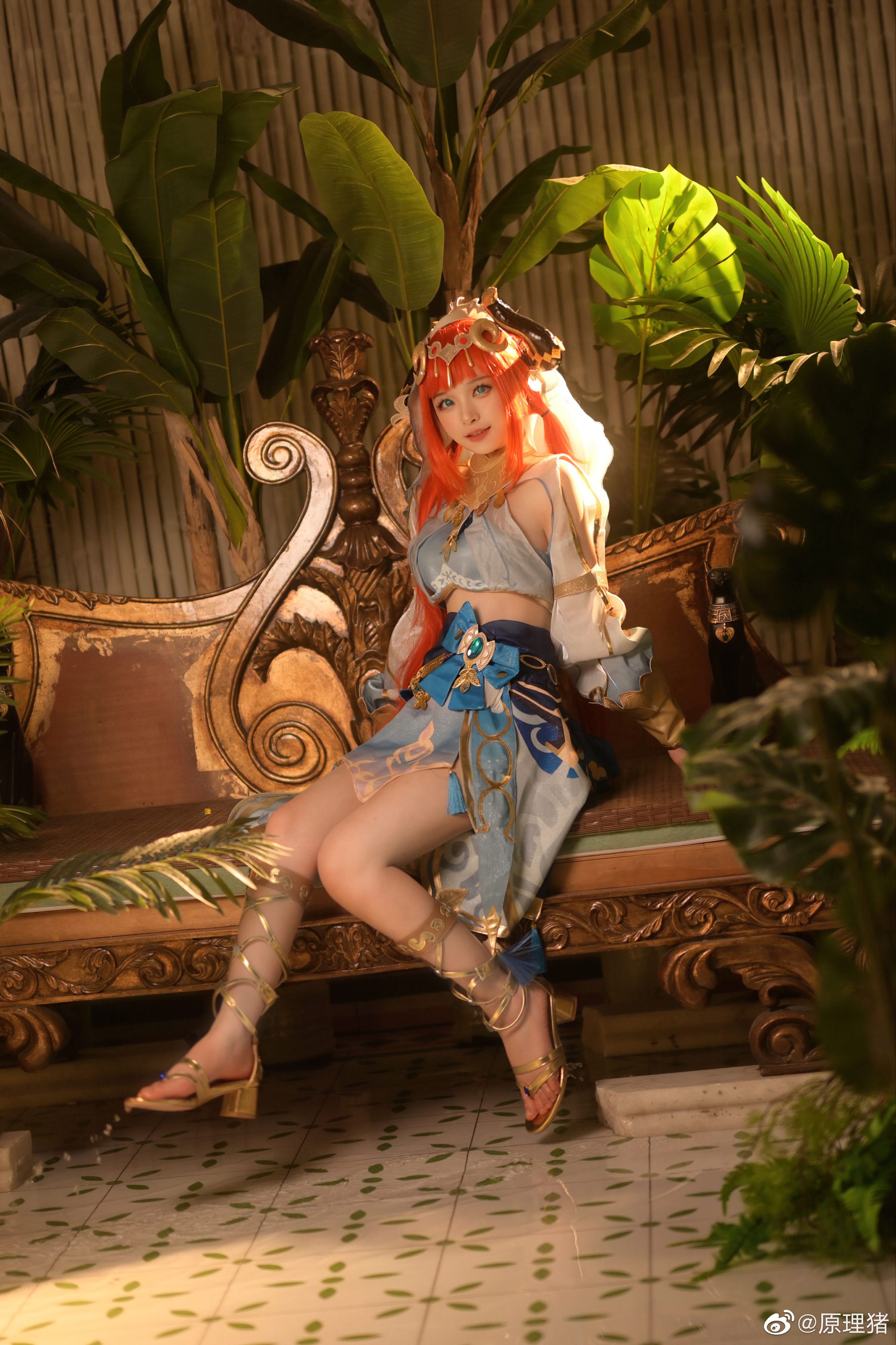 白莉爱吃巧克力 NO.016 原理猪 原神-妮露 [10P 416MB]_第1集