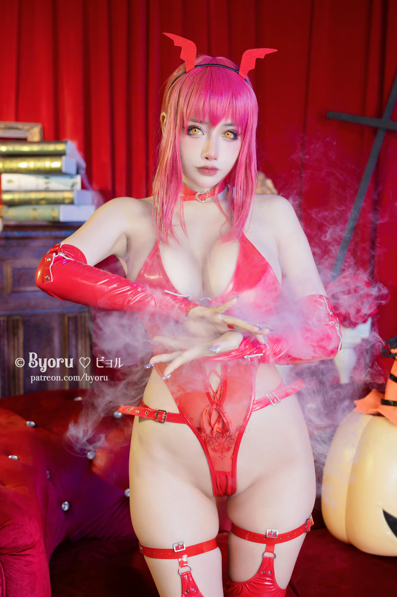 日本coser-Byoru NO.102 &Sally Makima x Power [41P 212MB]-Byoru - Makima Succubus_第1集