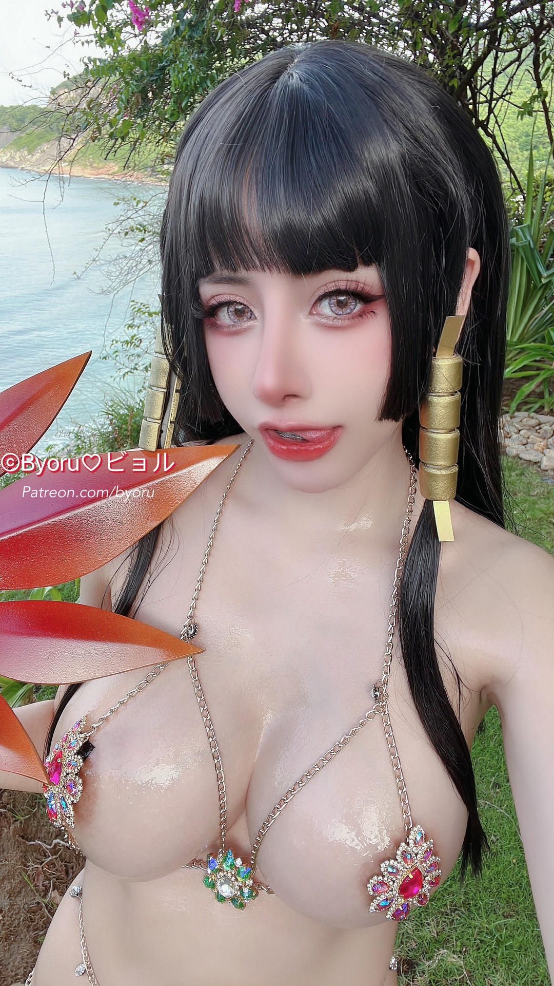 日本coser-Byoru NO.106 Nyotengu Fortune Bikini [46P4V 445MB]_第2集