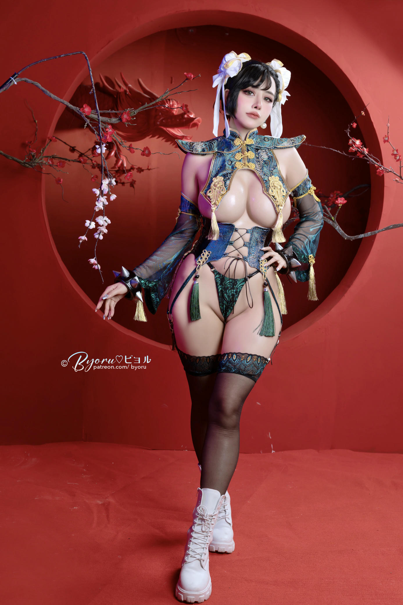 日本coser-Byoru NO.132 Chunli [63P8V-3.29GB]_第1集
