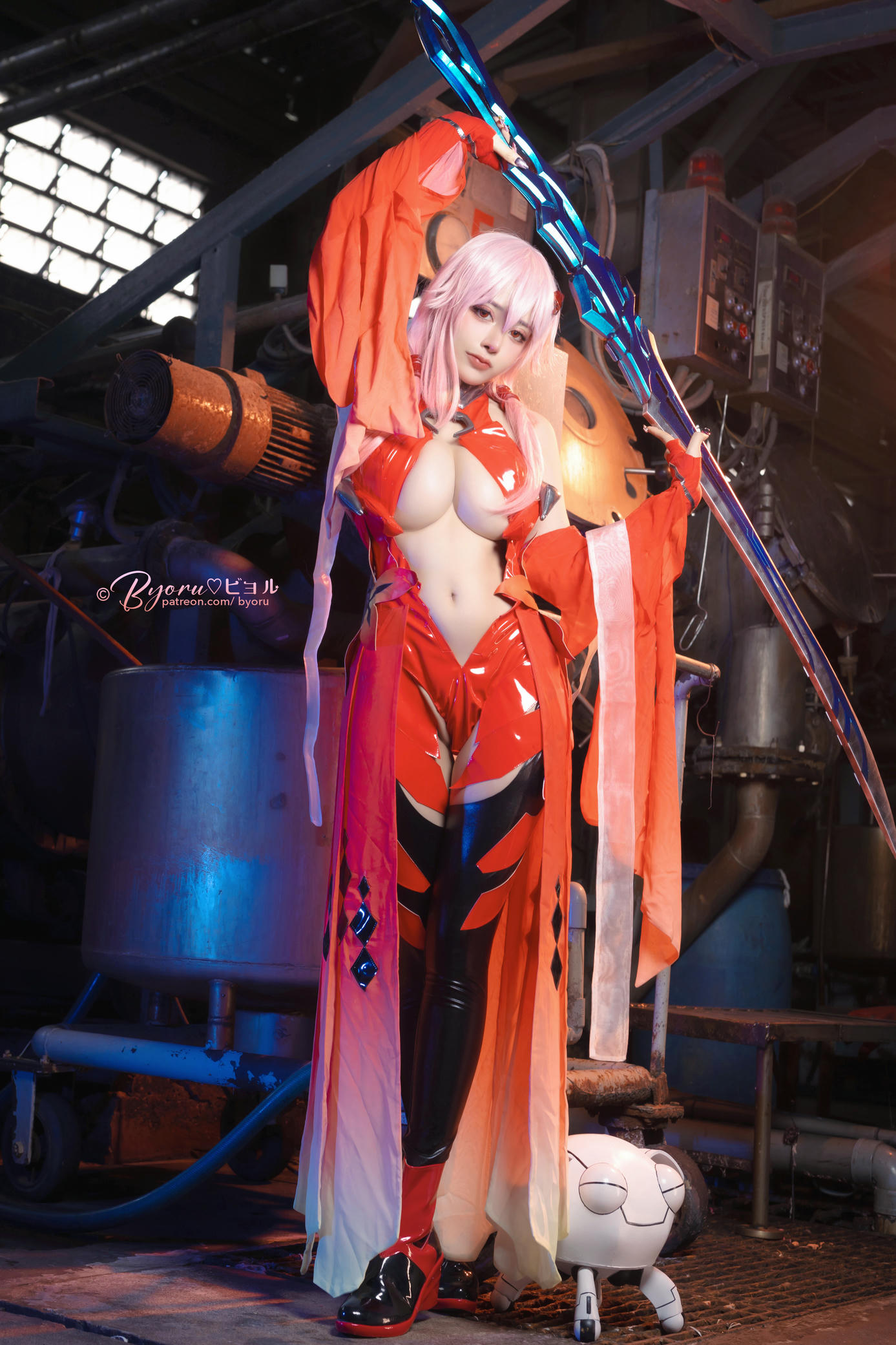 日本coser-Byoru NO.137 Inori Yuzuriha [43P8V-1.22GB]-H_第1集