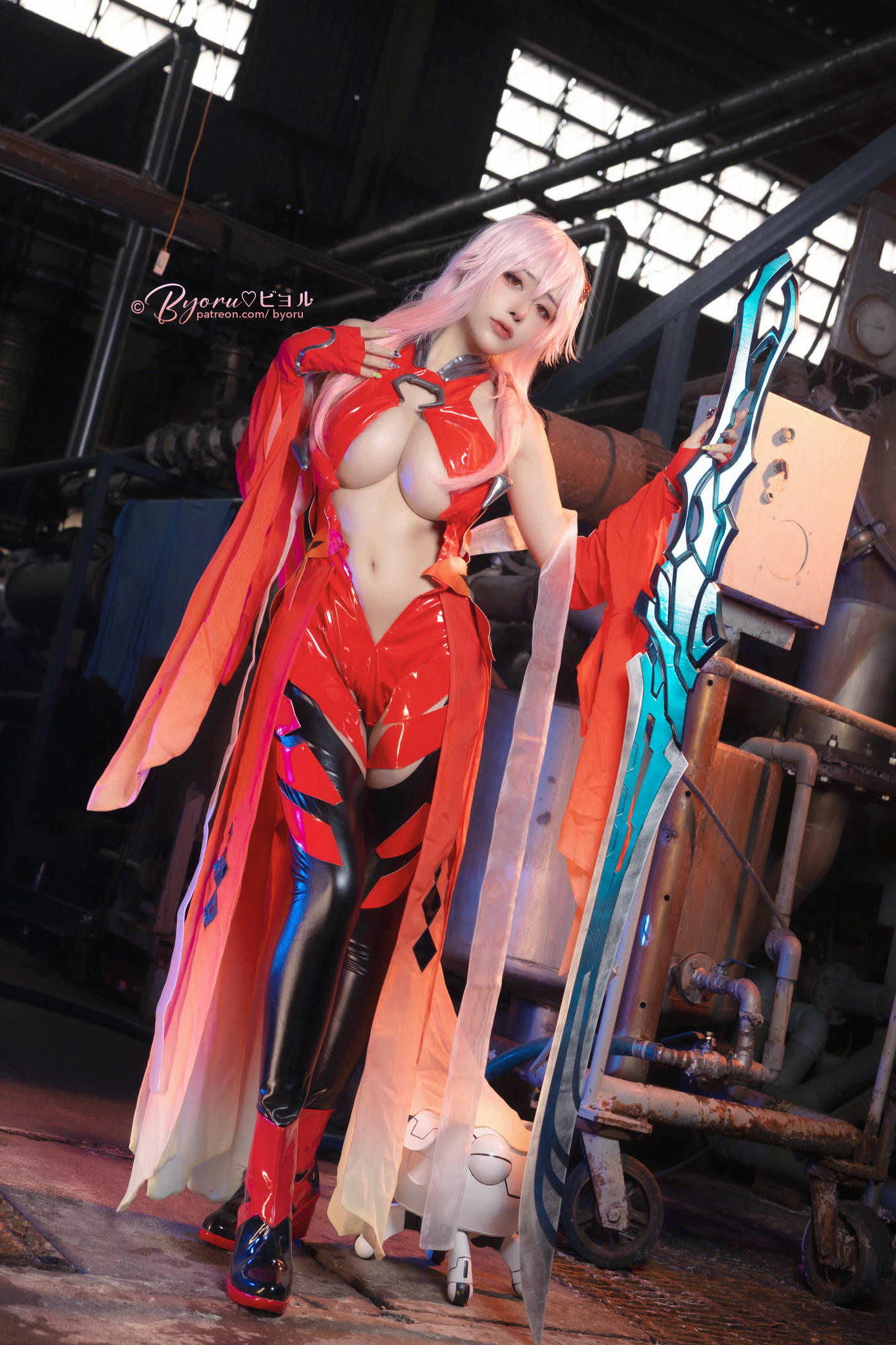 日本coser-Byoru NO.137 Inori Yuzuriha [43P8V-1.22GB]-H_第1集