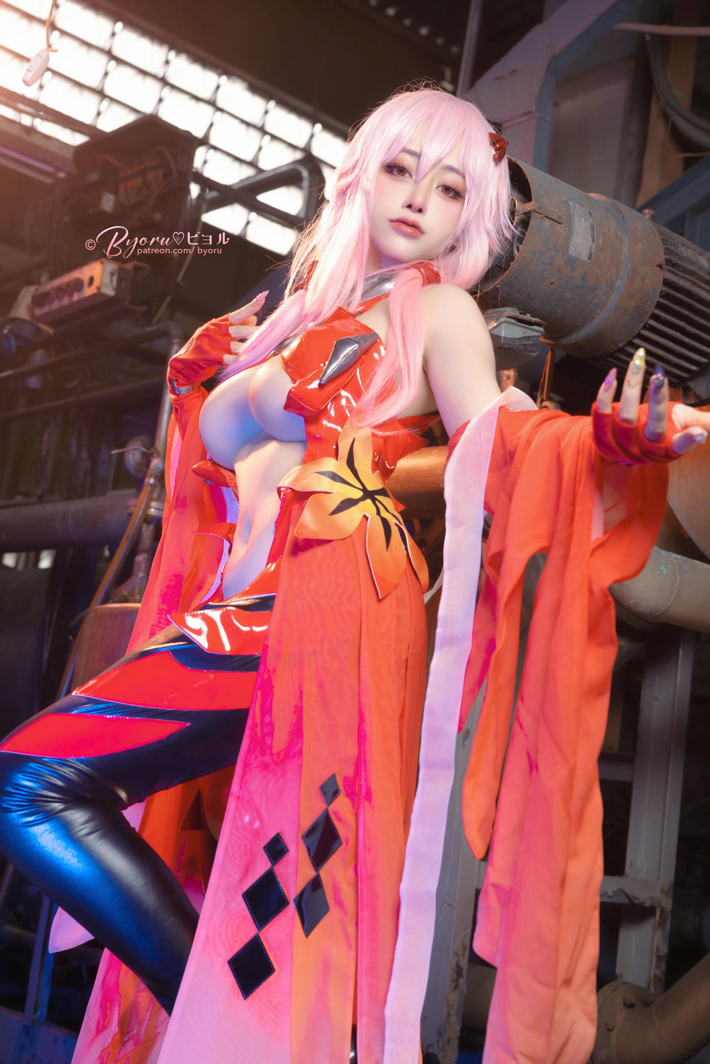 日本coser-Byoru NO.137 Inori Yuzuriha [43P8V-1.22GB]-H_第1集