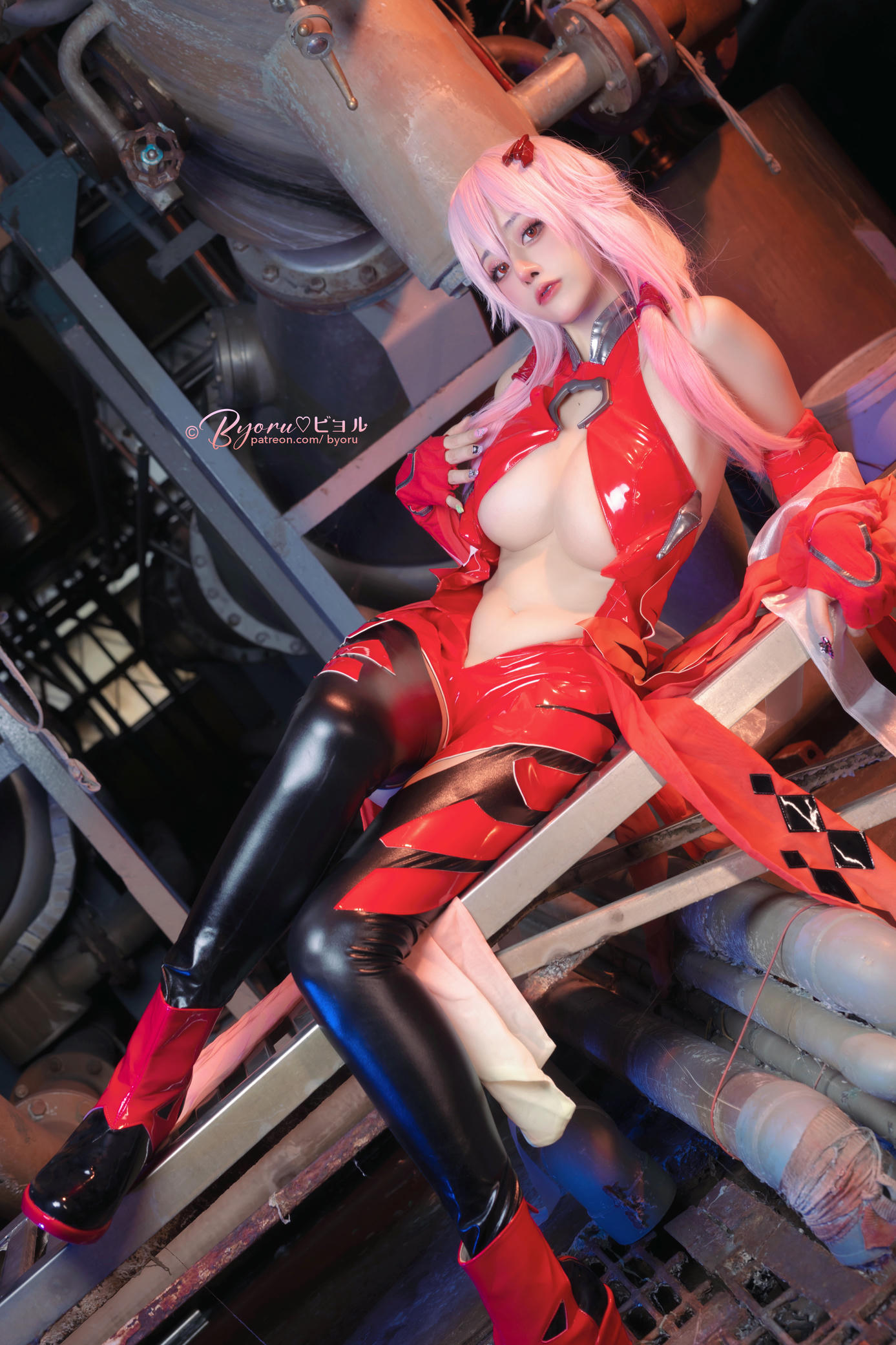 日本coser-Byoru NO.137 Inori Yuzuriha [43P8V-1.22GB]-H_第2集