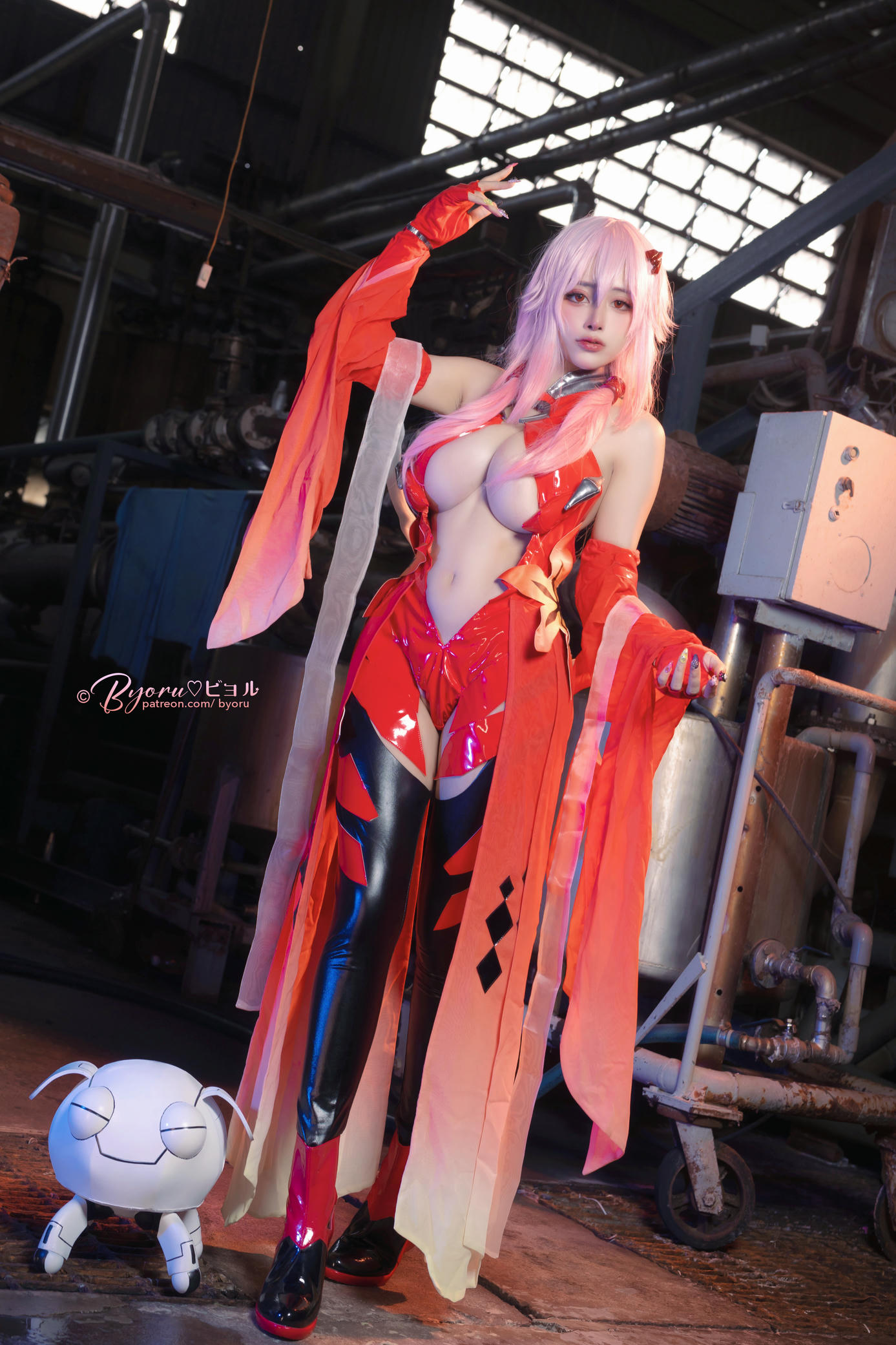日本coser-Byoru NO.137 Inori Yuzuriha [43P8V-1.22GB]-H_第1集