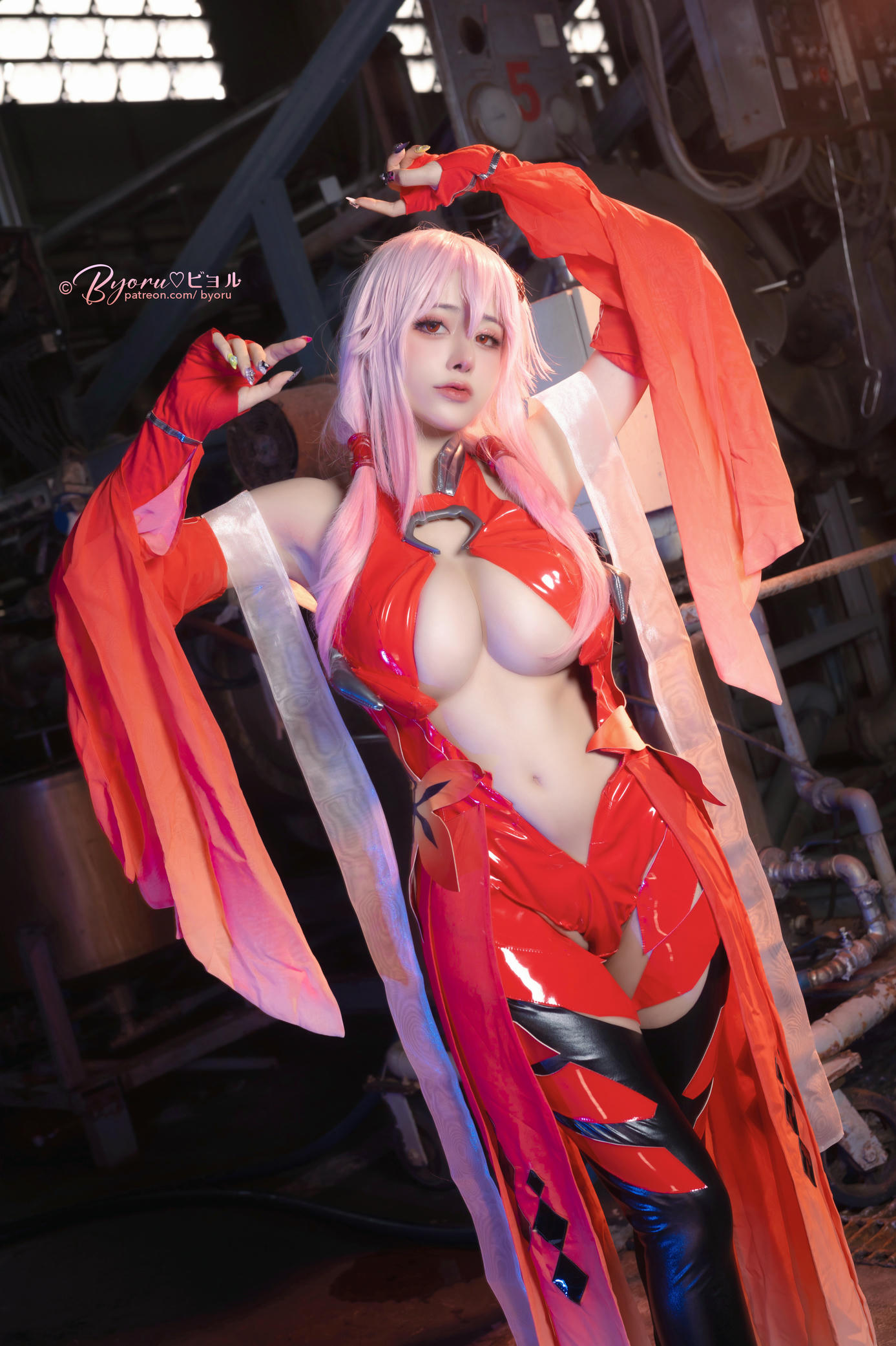 日本coser-Byoru NO.137 Inori Yuzuriha [43P8V-1.22GB]-H_第1集