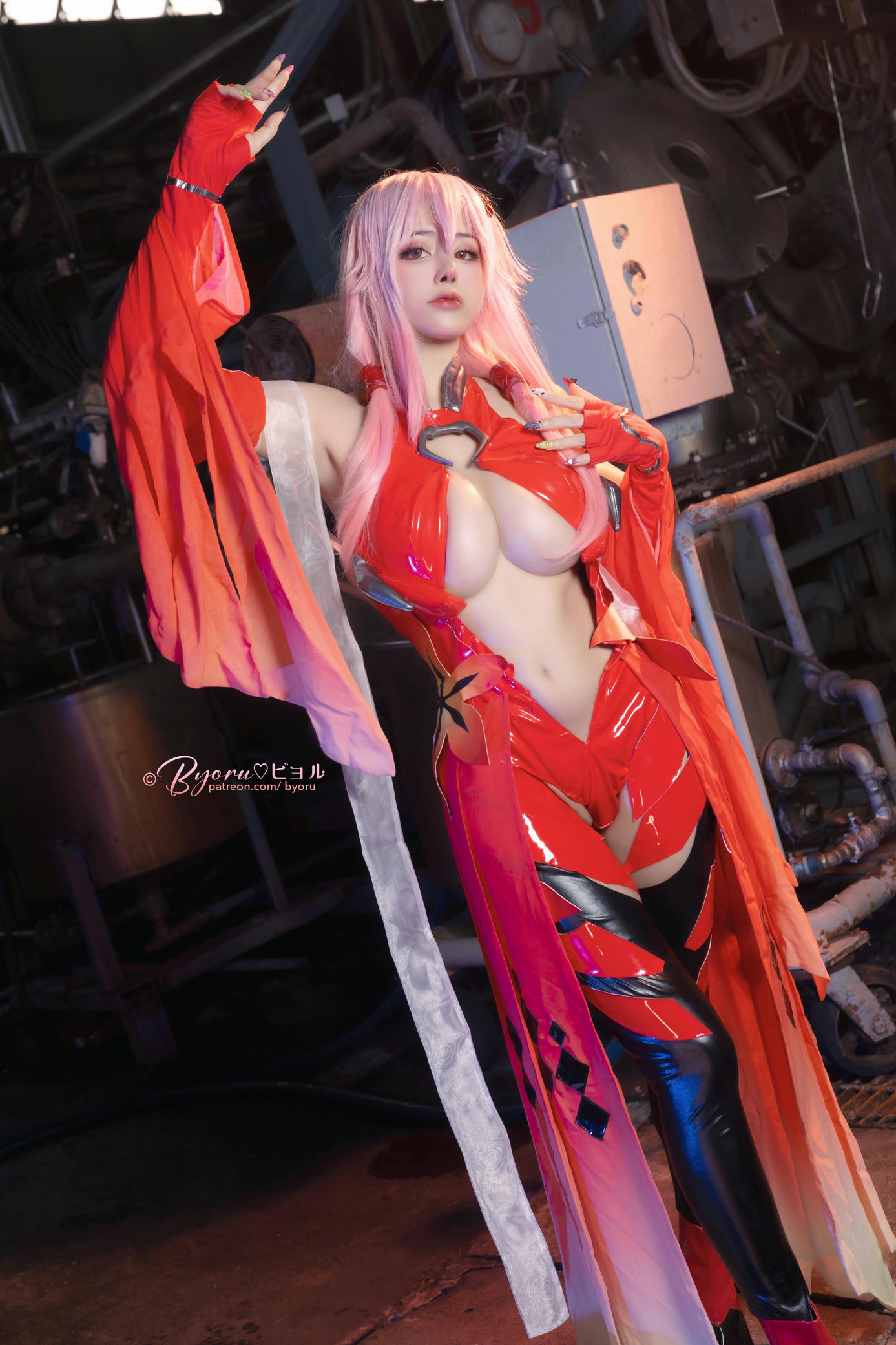 日本coser-Byoru NO.137 Inori Yuzuriha [43P8V-1.22GB]-H_第1集