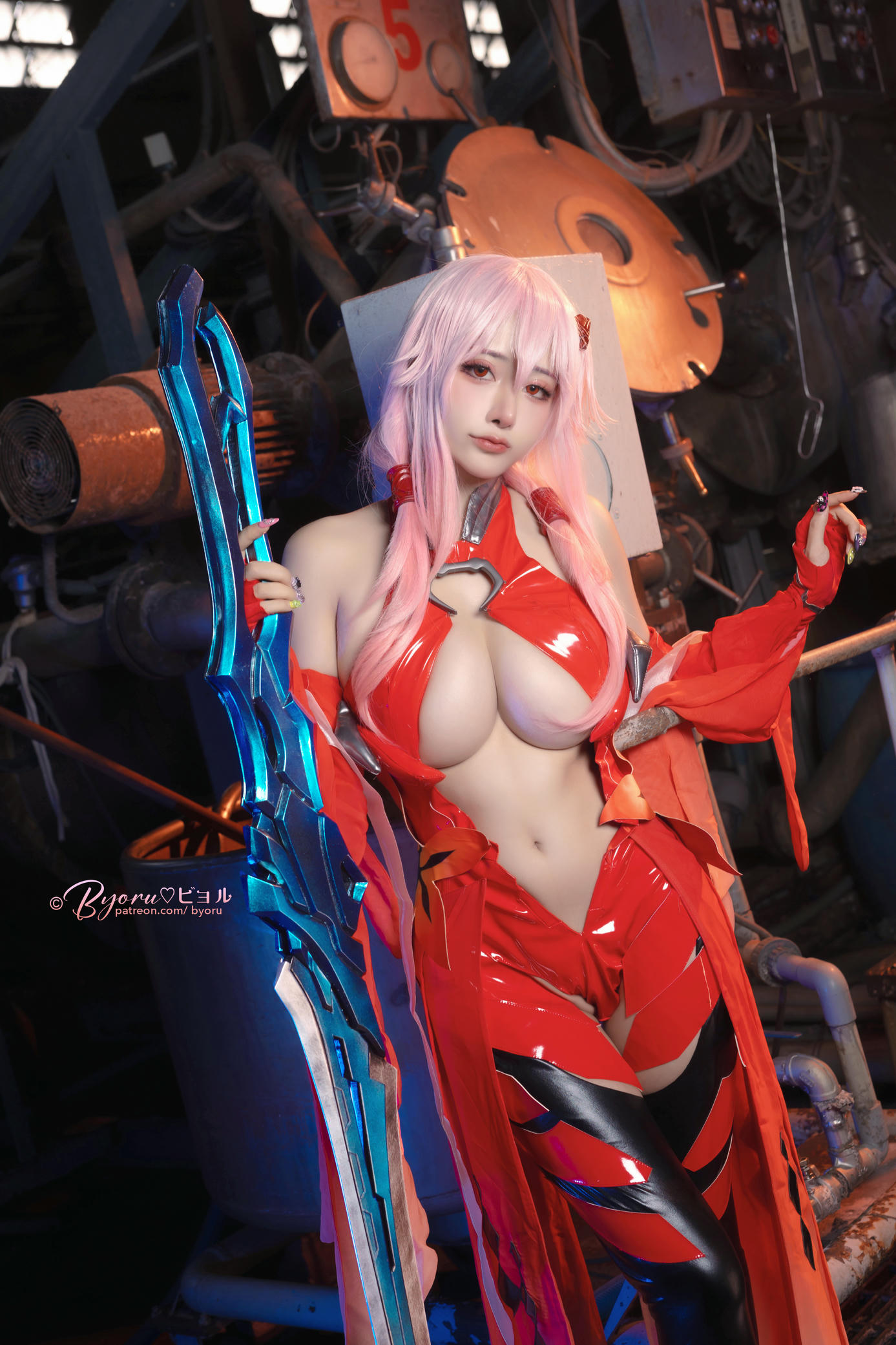 日本coser-Byoru NO.137 Inori Yuzuriha [43P8V-1.22GB]-H_第1集