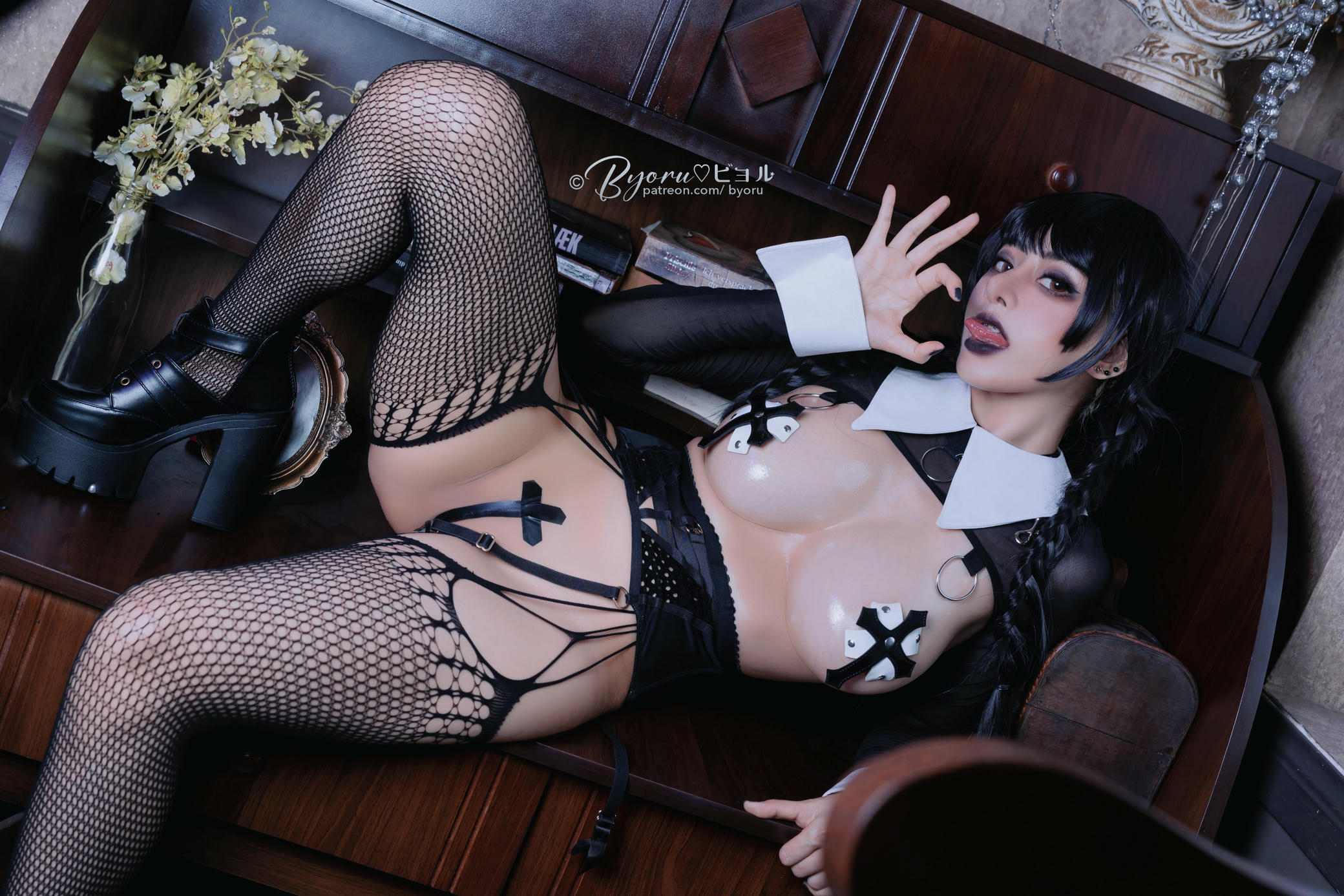 日本coser-Byoru NO.142 Wednesday [47P6V-1.72GB]_第1集