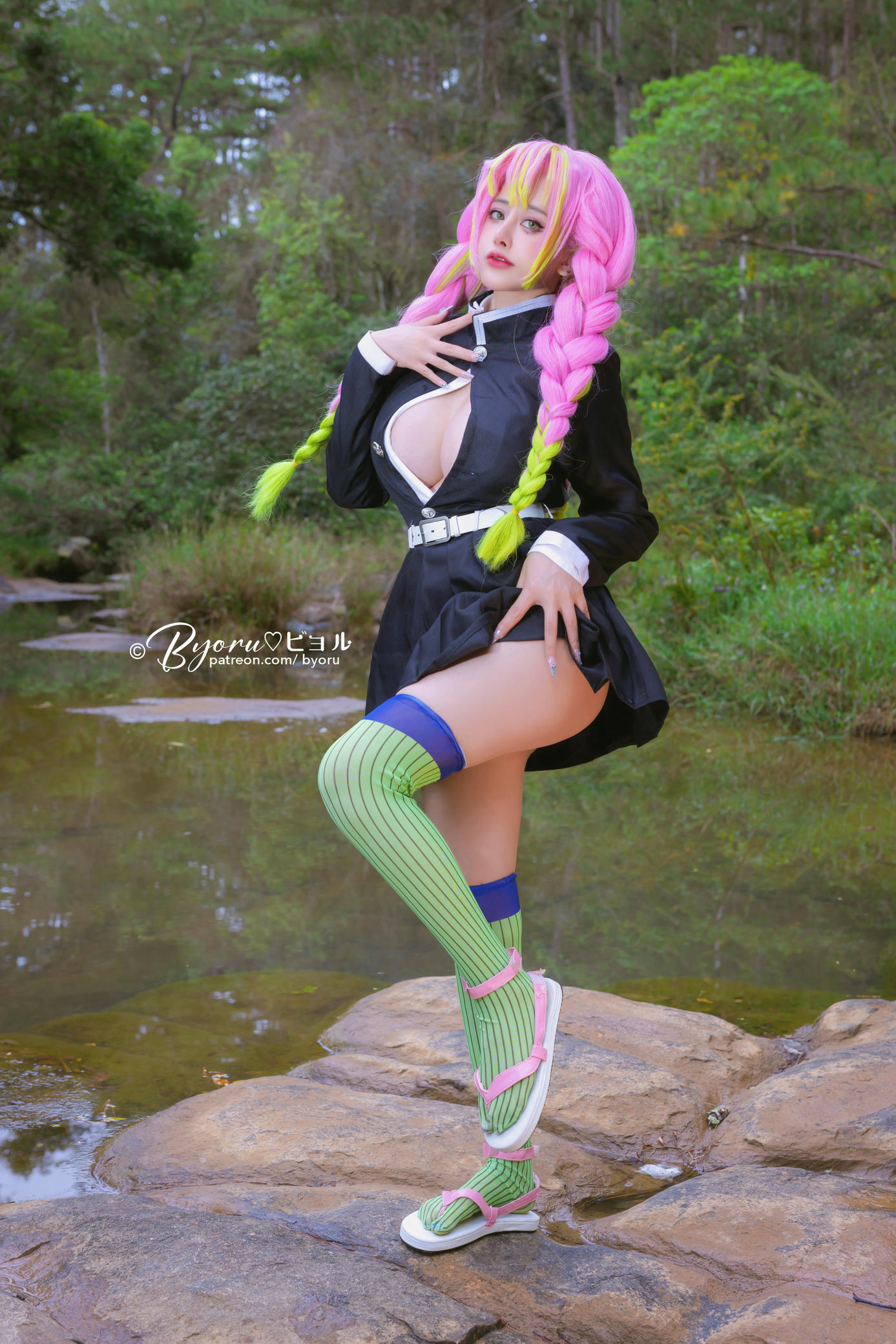 日本coser-Byoru NO.163 Mitsuri Kanroji 2.0[25P-78.8M]_第1集