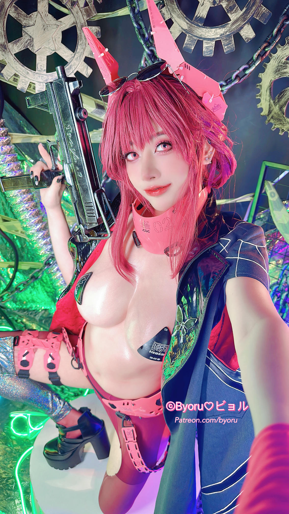 日本coser-Byoru NO.169 Kafka Cyberpink[41P10V-356M]_第2集